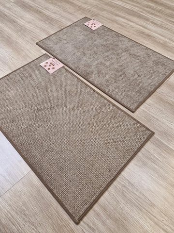 Kit Tapetes Banheiro / Cozinha 02 || Tapetes Antiderrapantes Lavável 45x75cm 2peças