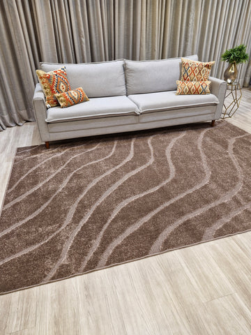 Tapete Ondas Taupe | Queima de Estoque