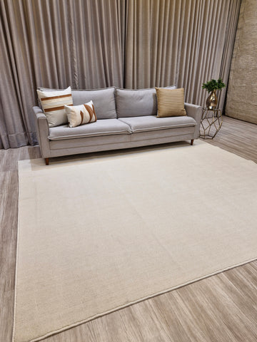 Tapete Comfort Liso Cor Areia 02 || Queima De Estoque