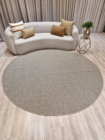 Tapete Redondo Em Sisal Indoor e Outdoor NAK08 | Importação Egito