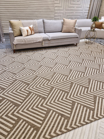 Tapete Sisal Vit Taupe/Champagne | Coleção Importada Bélgica
