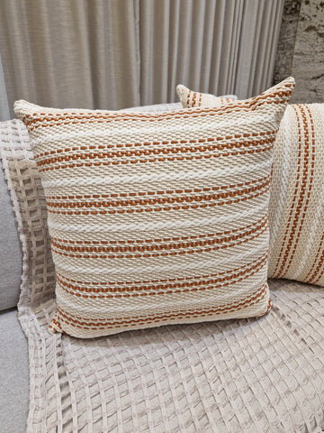 Almofada Bordada Linho Colorido 55cmX55cm