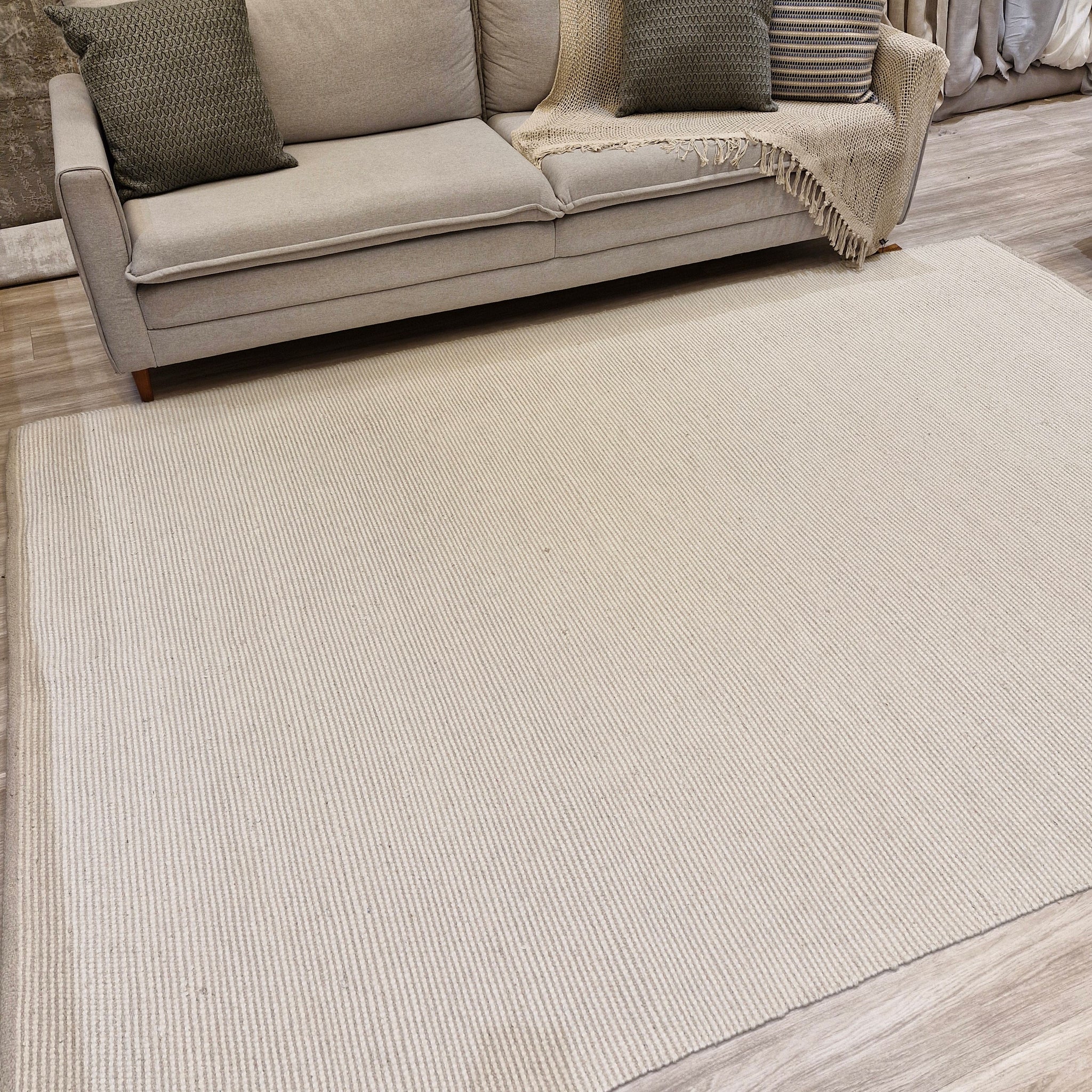 Tapete Cal White | Tapete em Tear Manufaturado