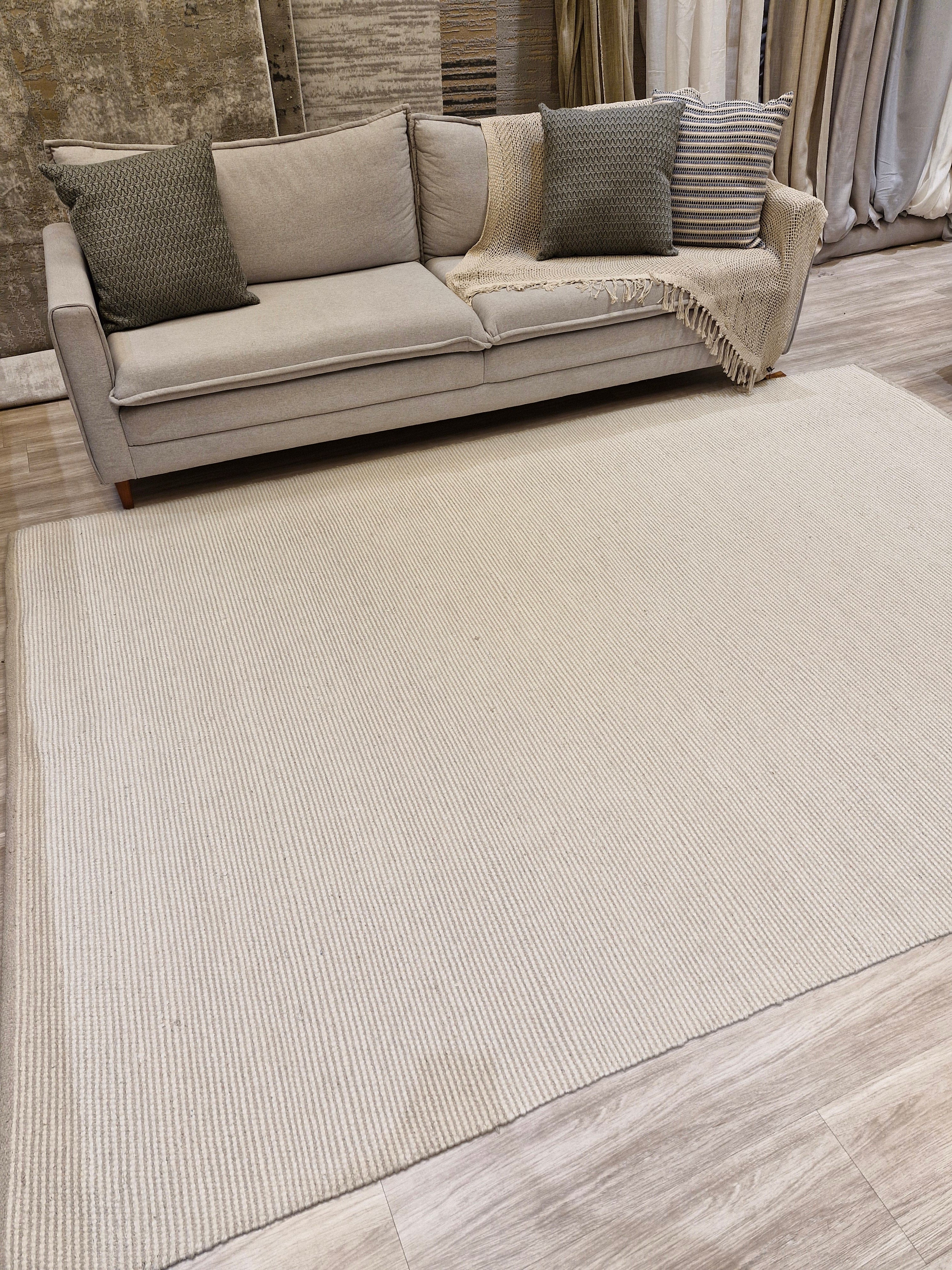 Tapete Cal White | Tapete em Tear Manufaturado