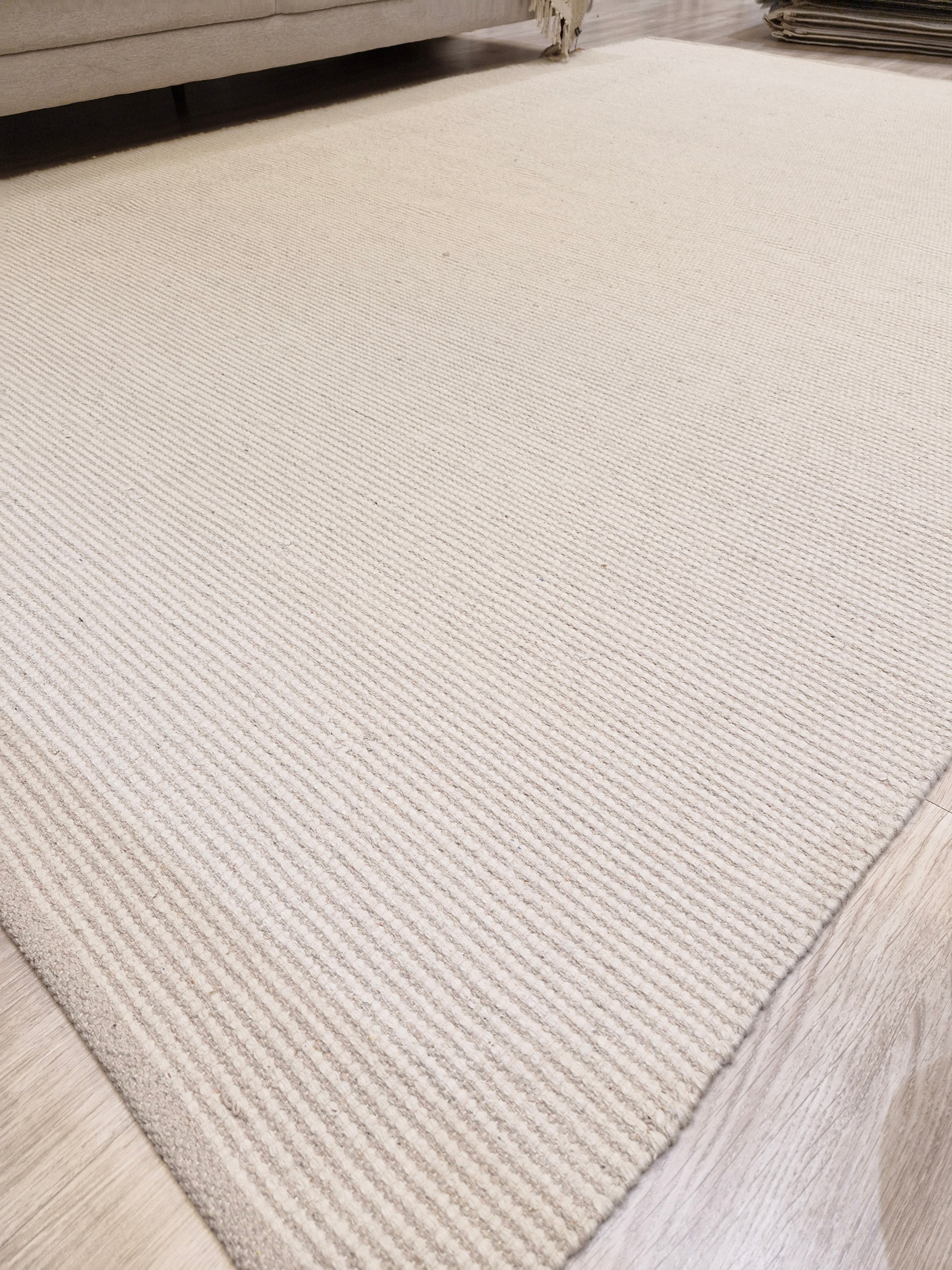 Tapete Cal White | Tapete em Tear Manufaturado