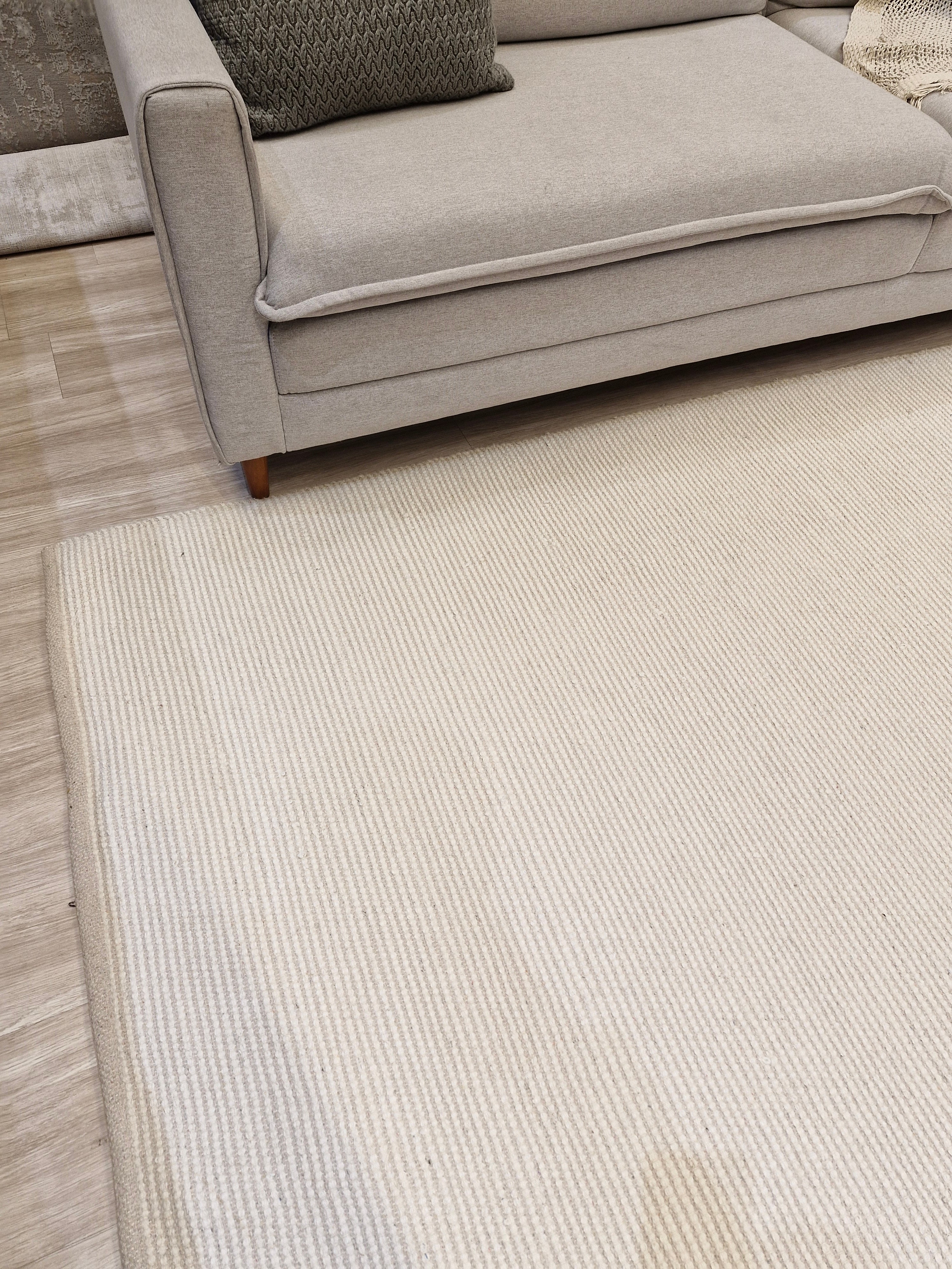 Tapete Cal White | Tapete em Tear Manufaturado