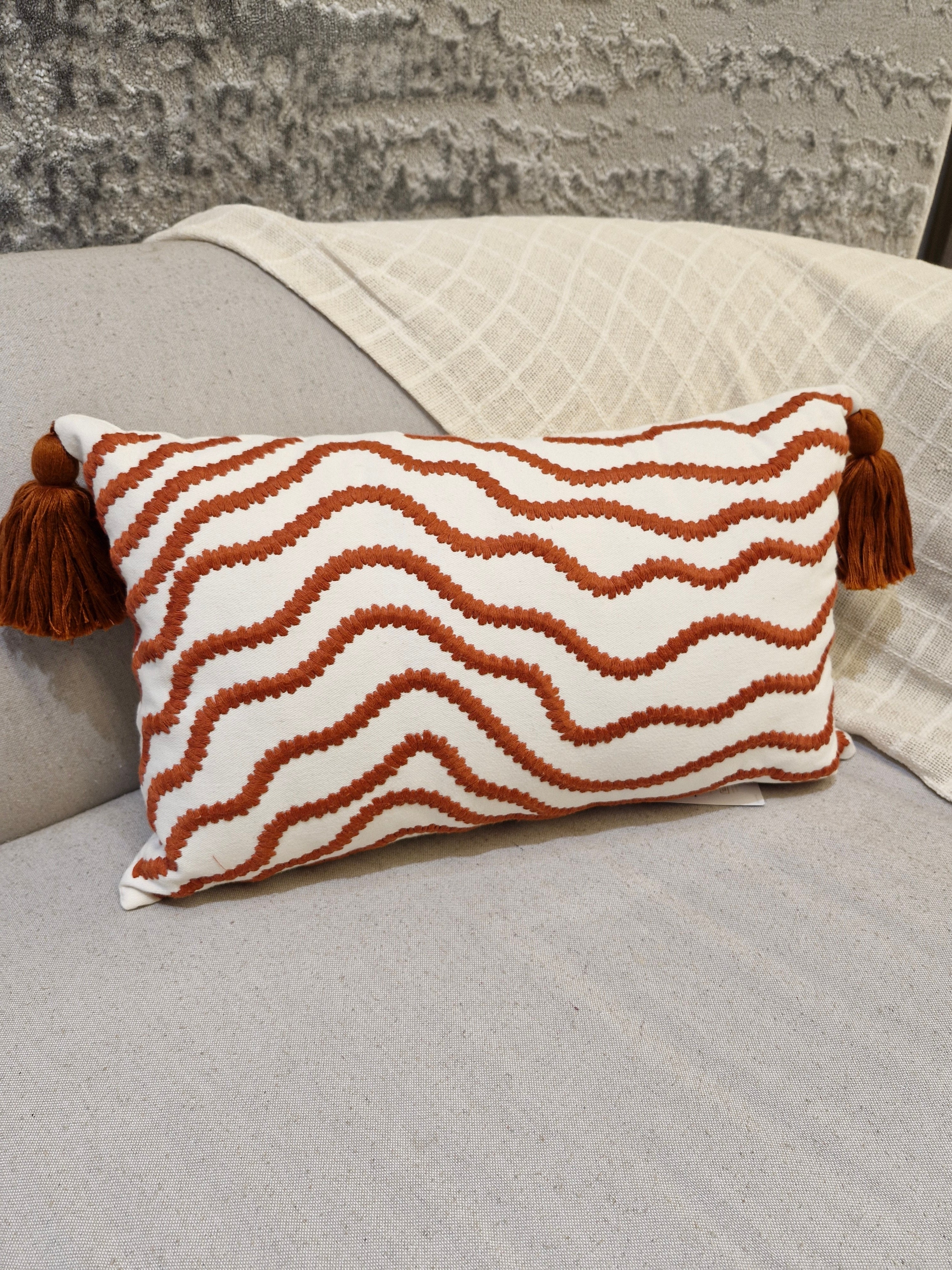 Almofada Decorativa Pingente Coral 35cmX52cm