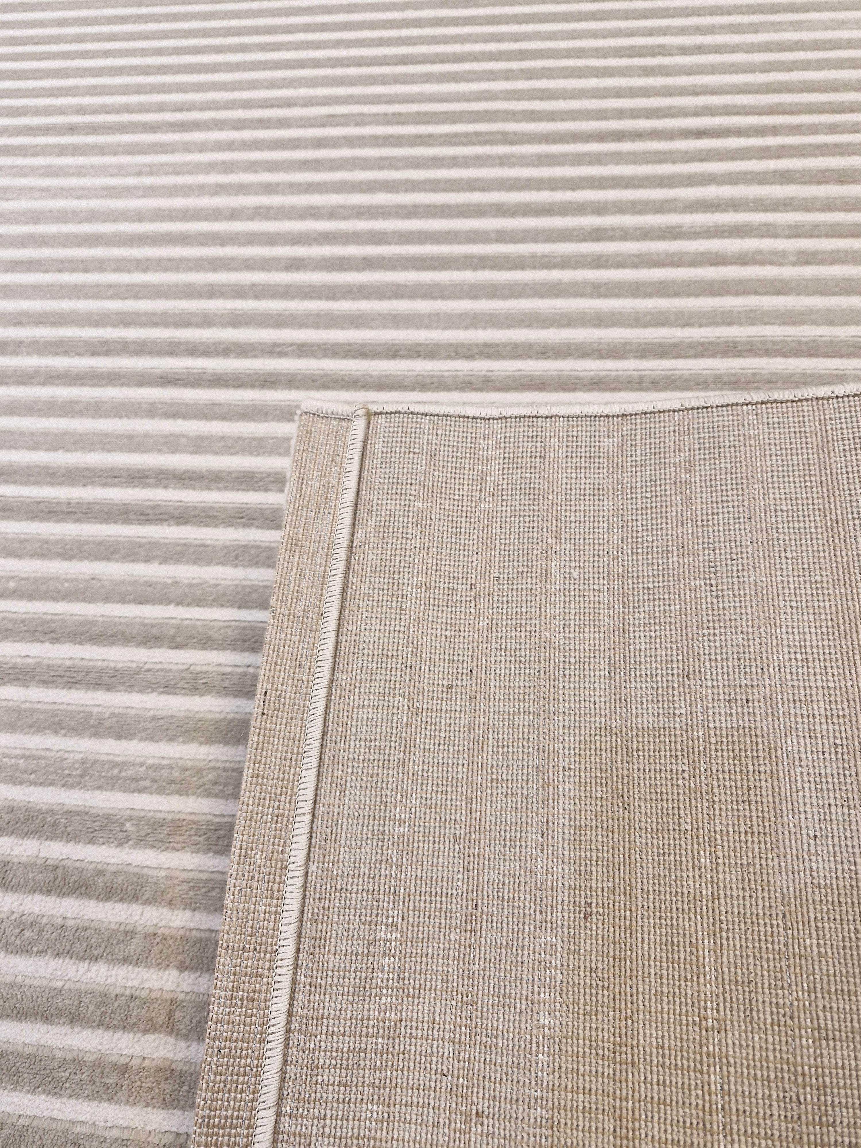 Tapete Turco Dix04 Taupe/White | Coleção Galeria