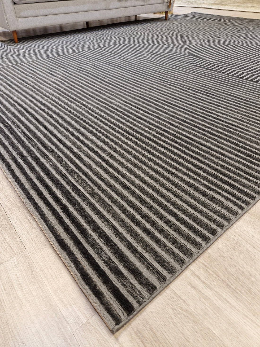 Tapete Turco Dix06 Escuro Grey  | Coleção Galeria