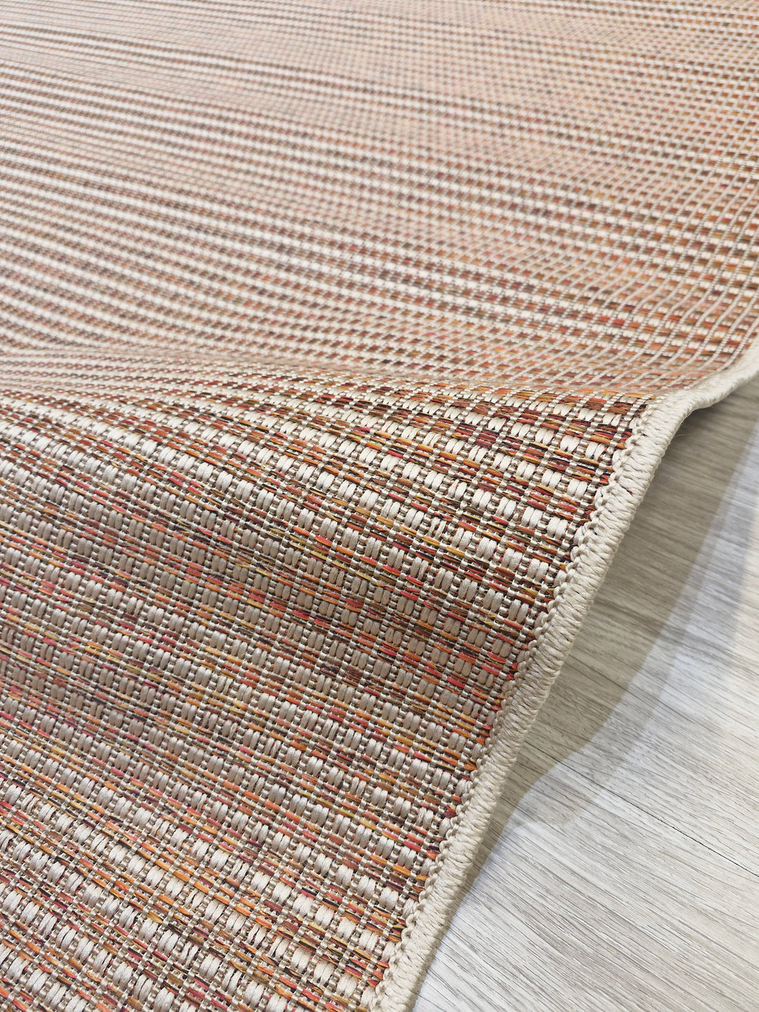 Tapete em Sisal BL47 Bege/Terracota | Tapete Nacional