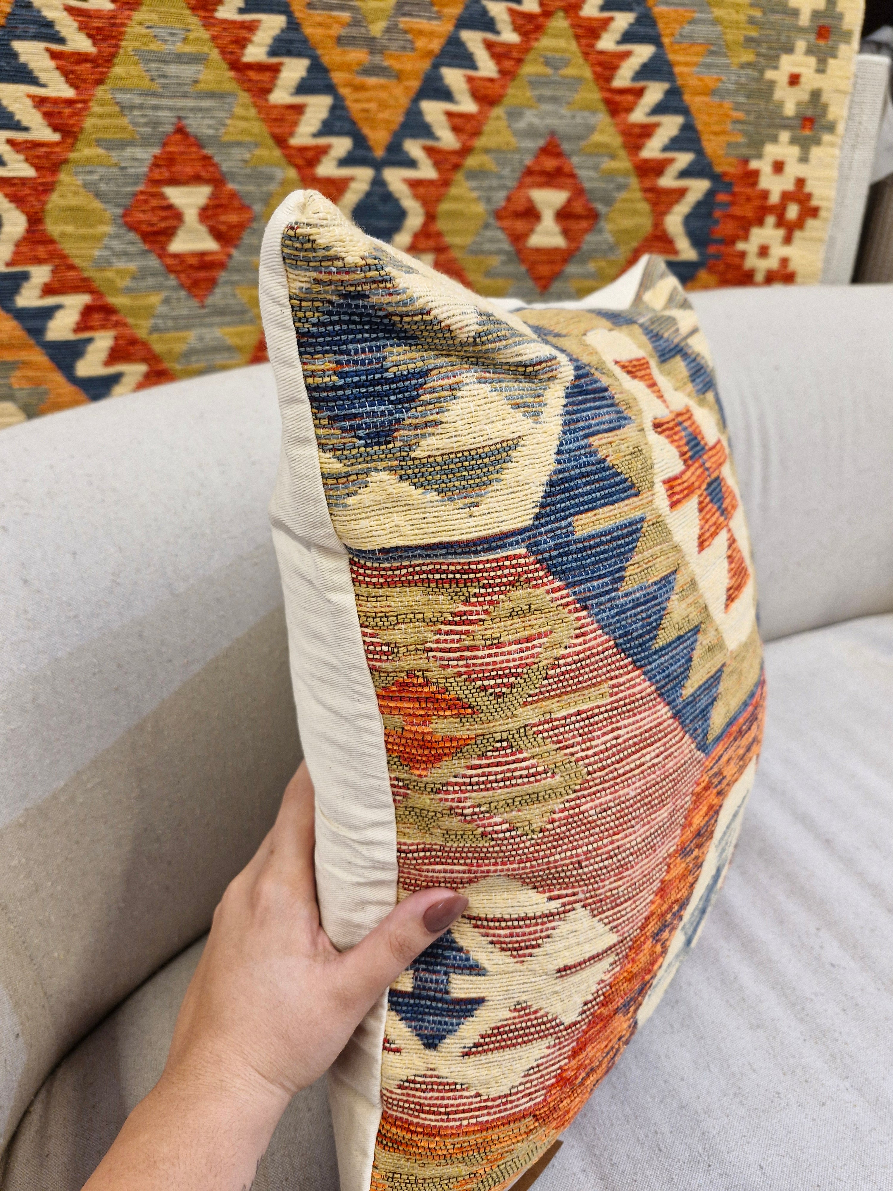 Almofada Decorativa Rav1004 Padrão 47cmX47cm | Coleção Kilim