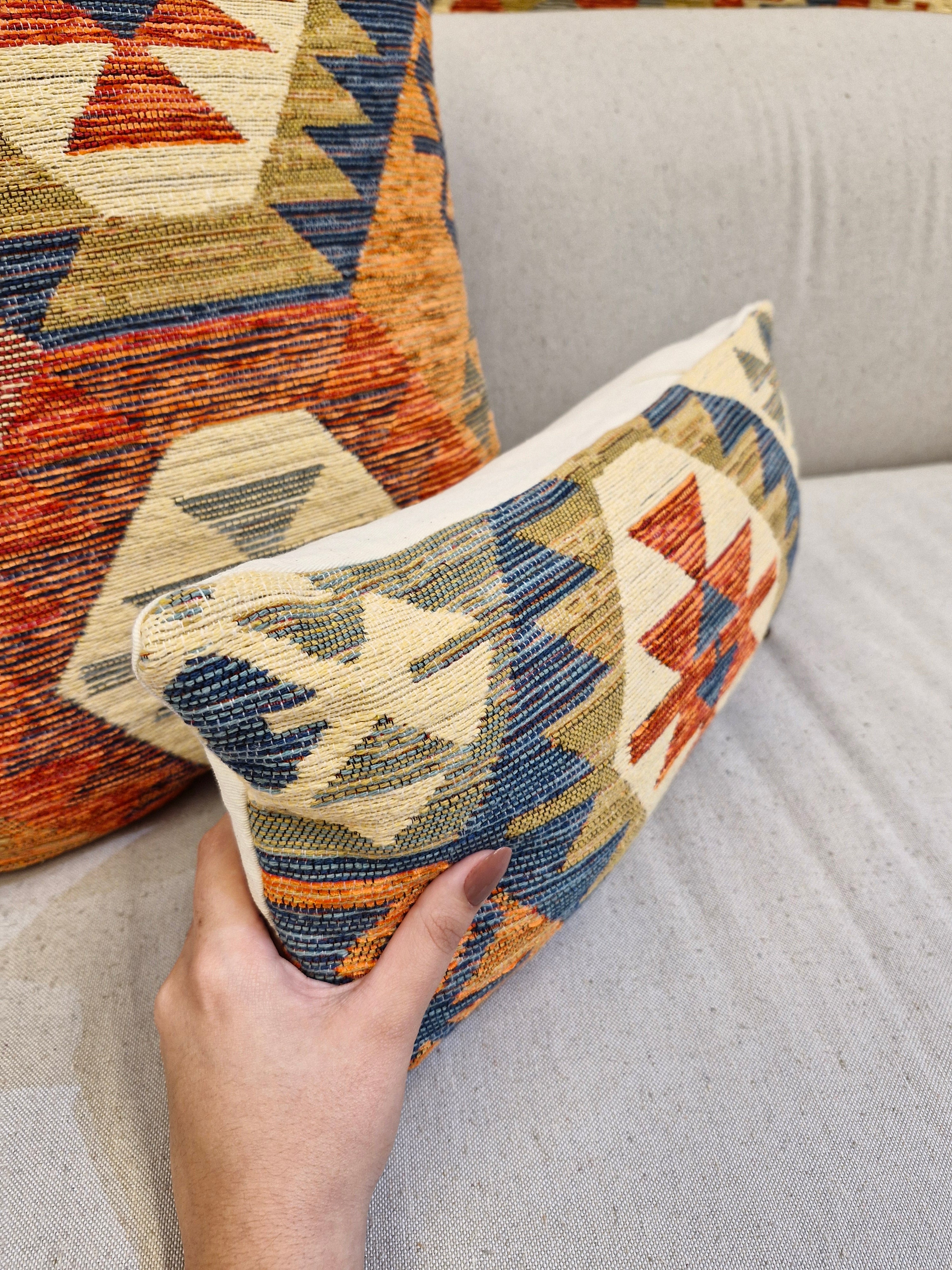 Almofada Decorativa Rav1004 Pequena 47cmX23cm | Coleção Kilim
