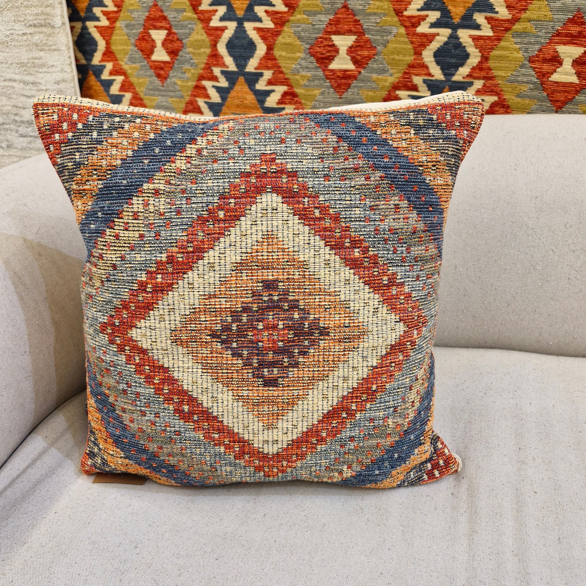 Almofada Decorativa Rav1005 Padrão 47cmX47cm | Coleção Kilim