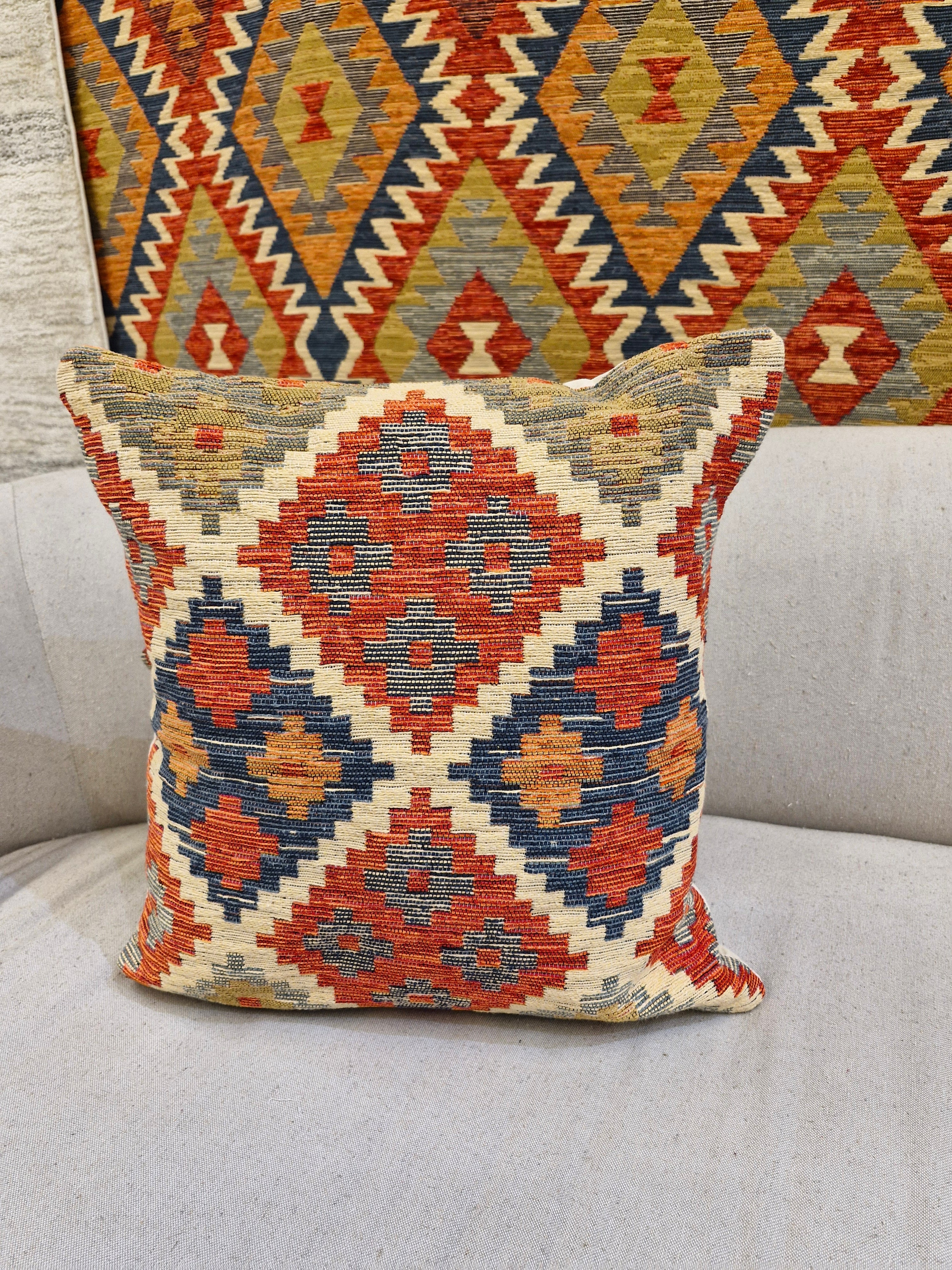 Almofada Decorativa Rav1003 Padrão 47cmX47cm | Coleção Kilim