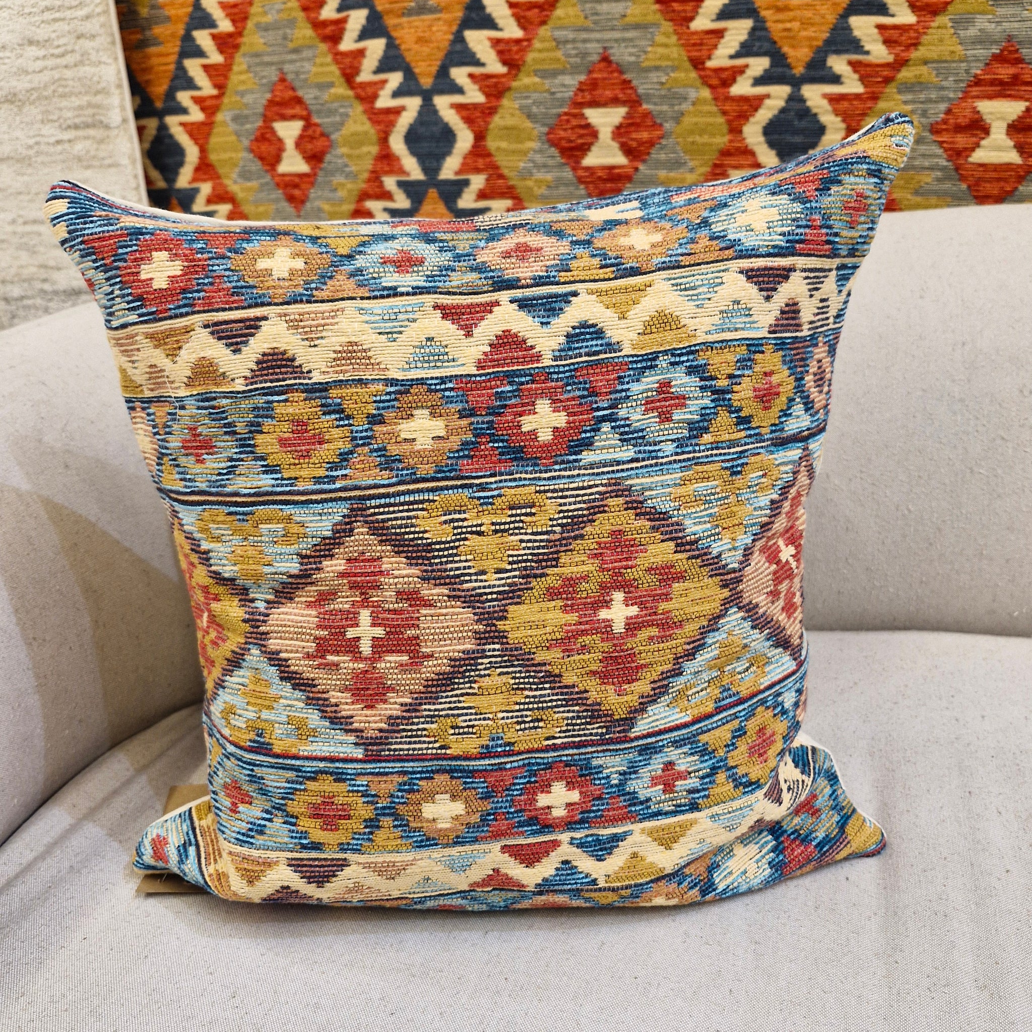 Almofada Decorativa Rav1006 Padrão 47cmX47cm | Coleção Kilim