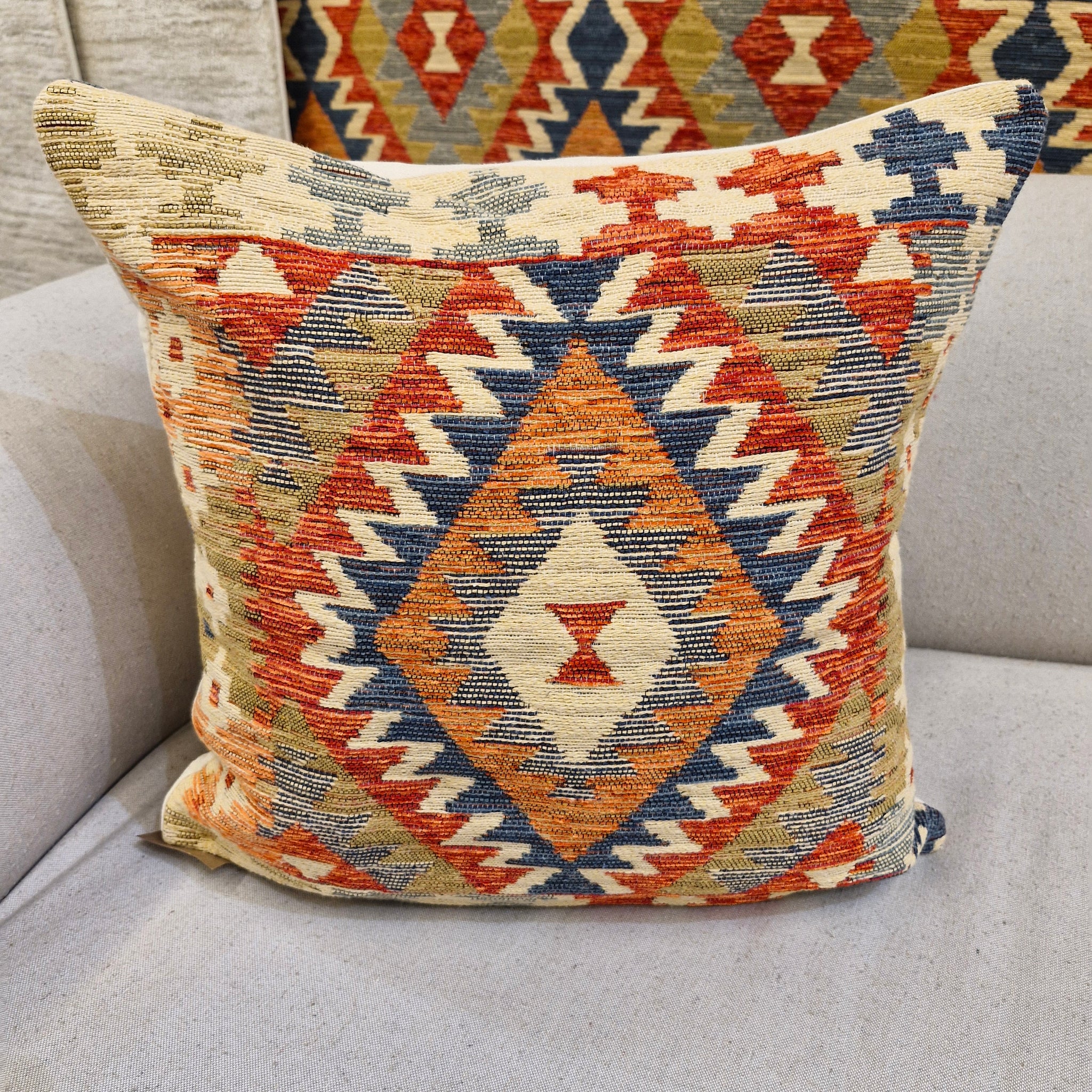 Almofada Decorativa Rav1002 Padrão 47cmX47cm | Coleção Kilim