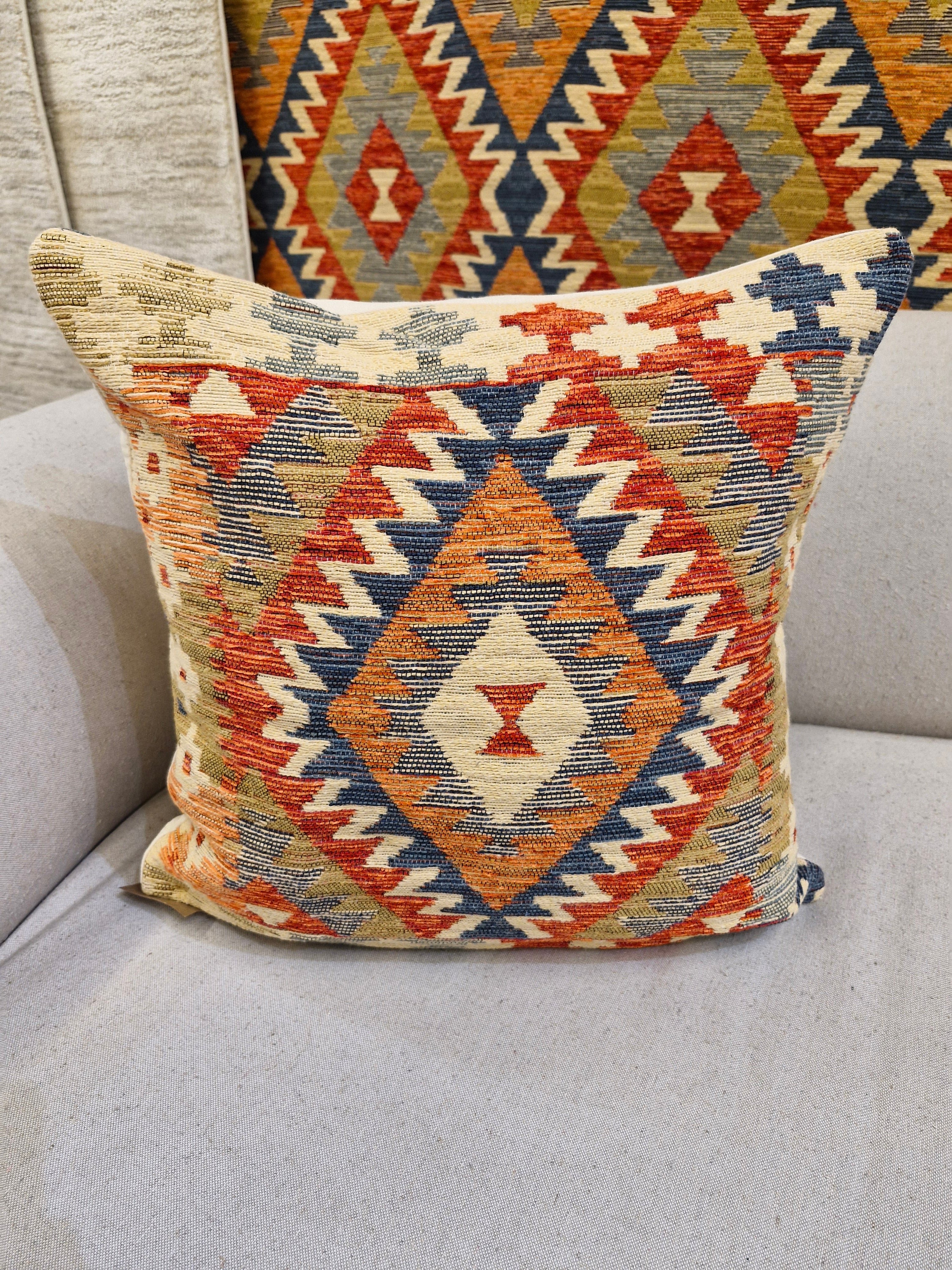 Almofada Decorativa Rav1002 Padrão 47cmX47cm | Coleção Kilim
