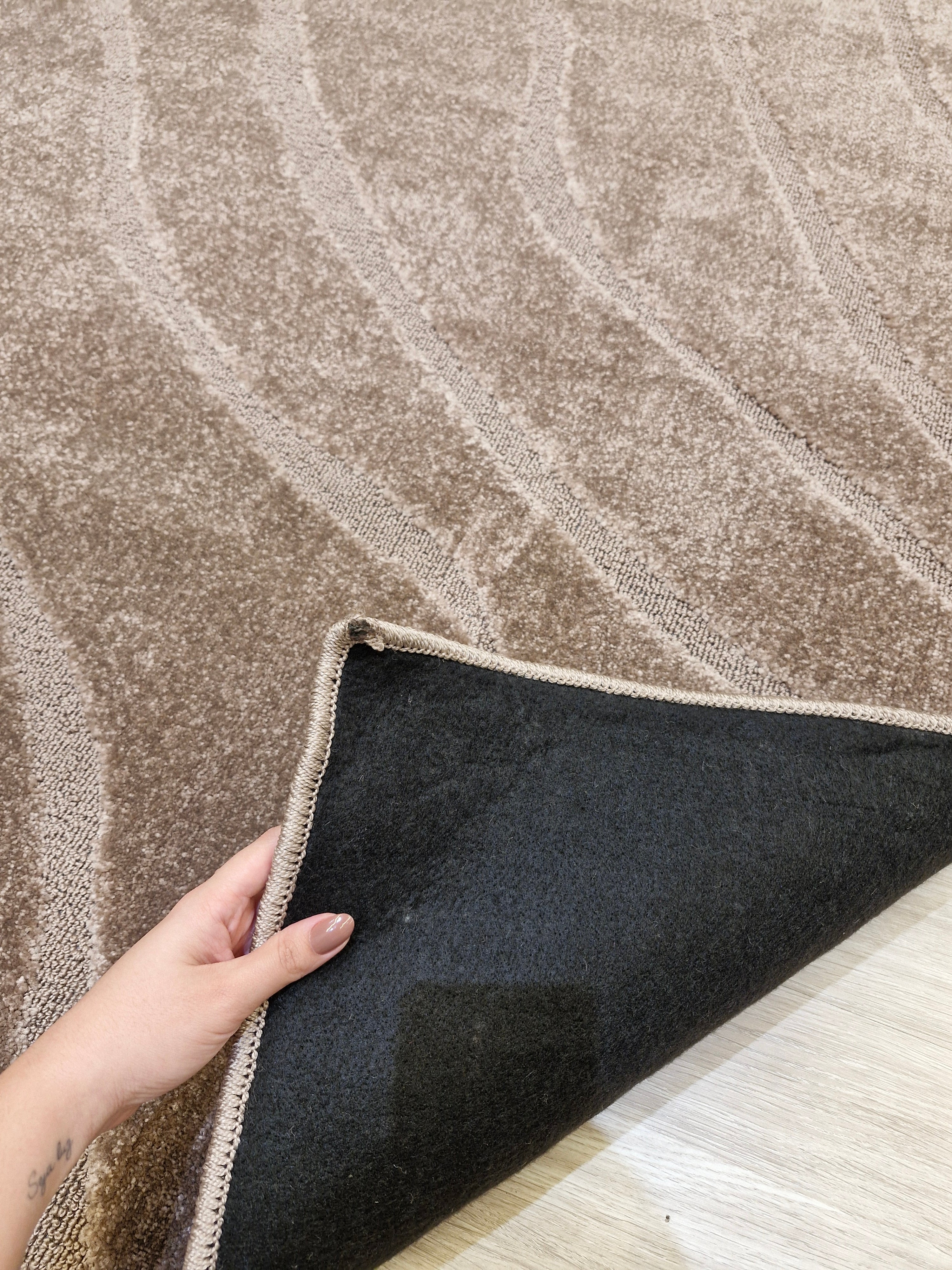 Tapete Ondas Taupe | Queima de Estoque