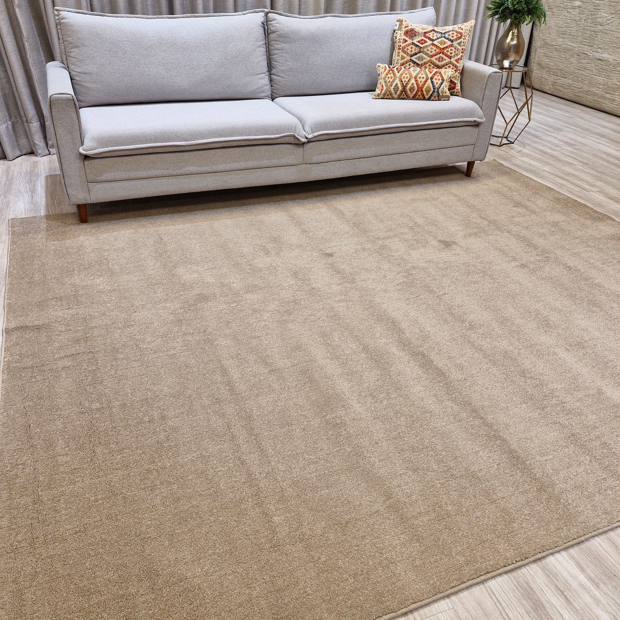 TAPETE COMFORT LISO CREME COTTON    || Queima de Estoque