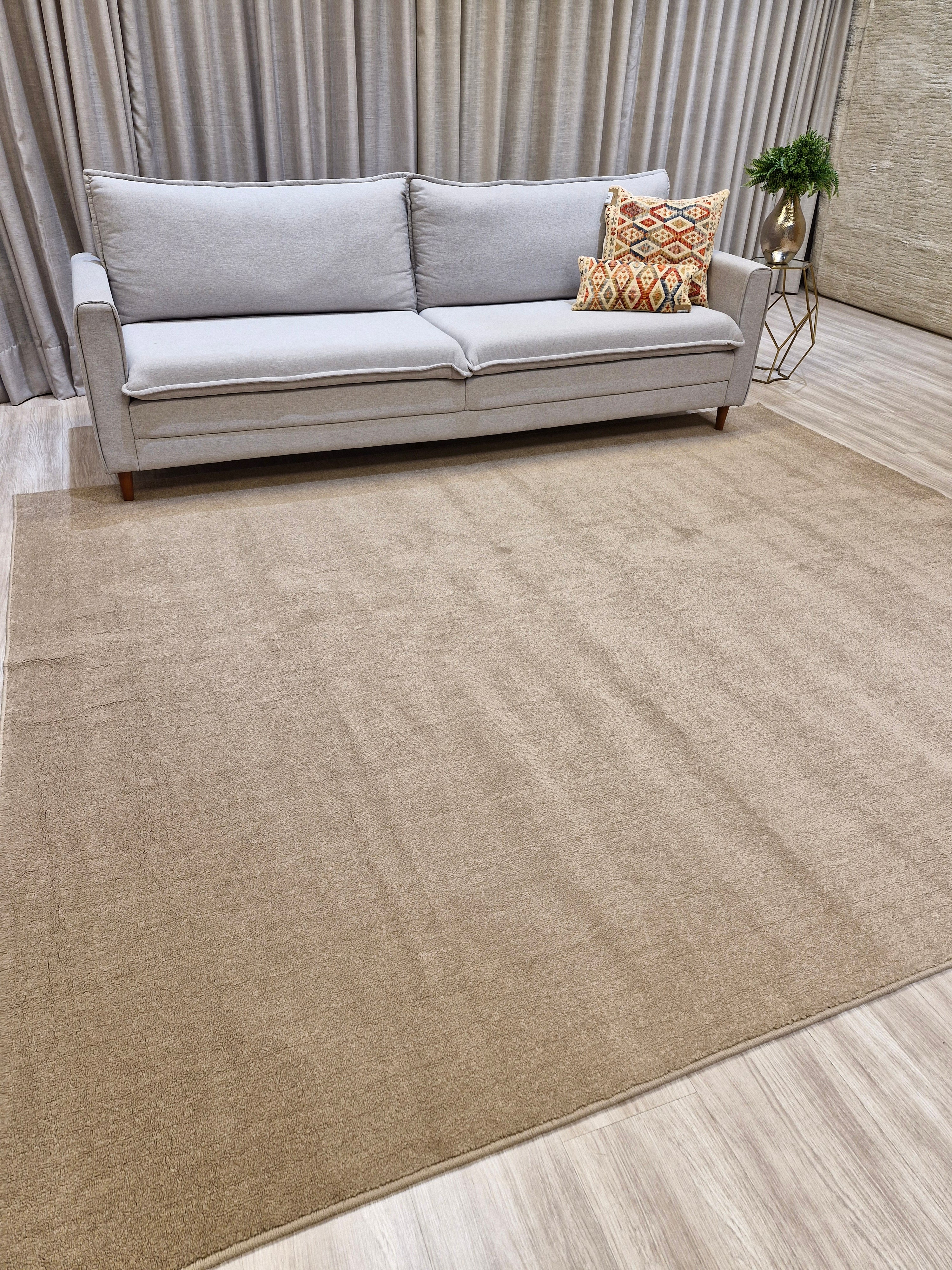 TAPETE COMFORT LISO CREME COTTON    || Queima de Estoque