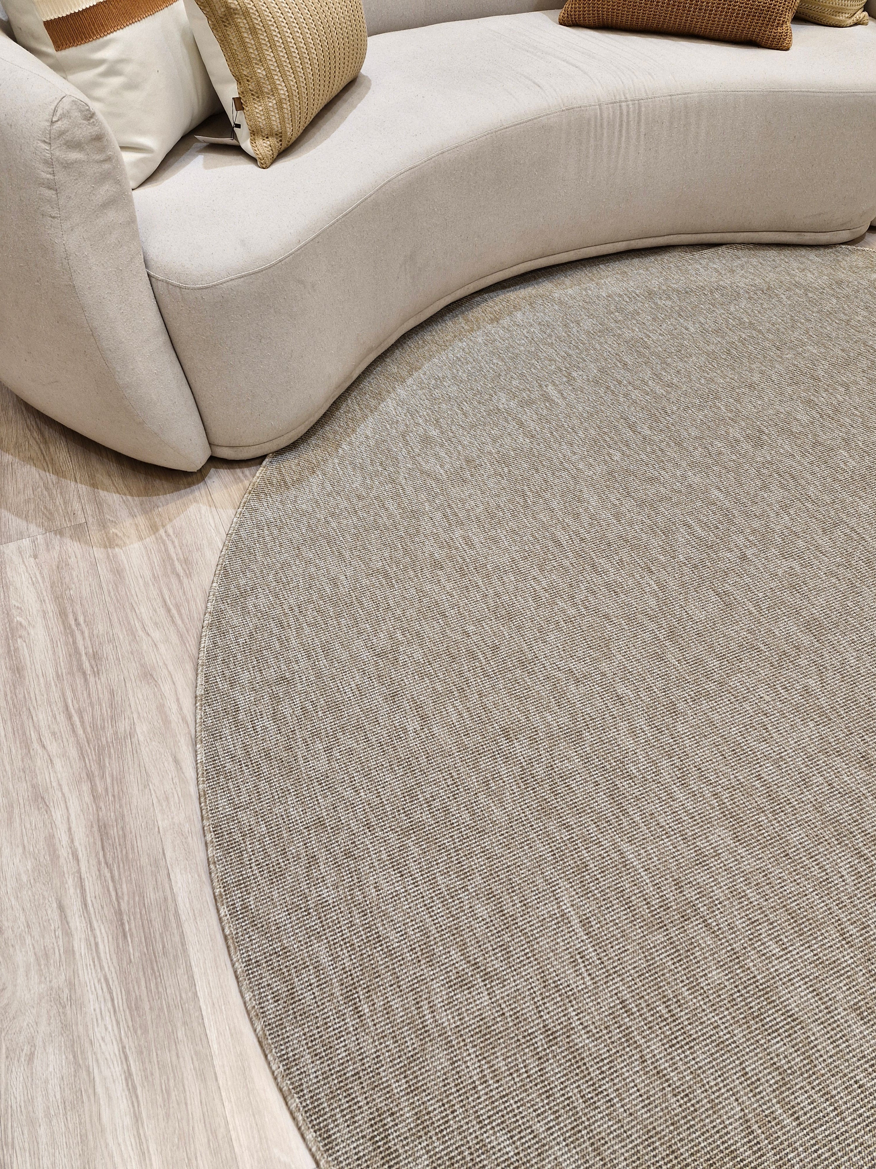 Tapete Redondo Em Sisal Indoor e Outdoor NAK08 | Importação Egito
