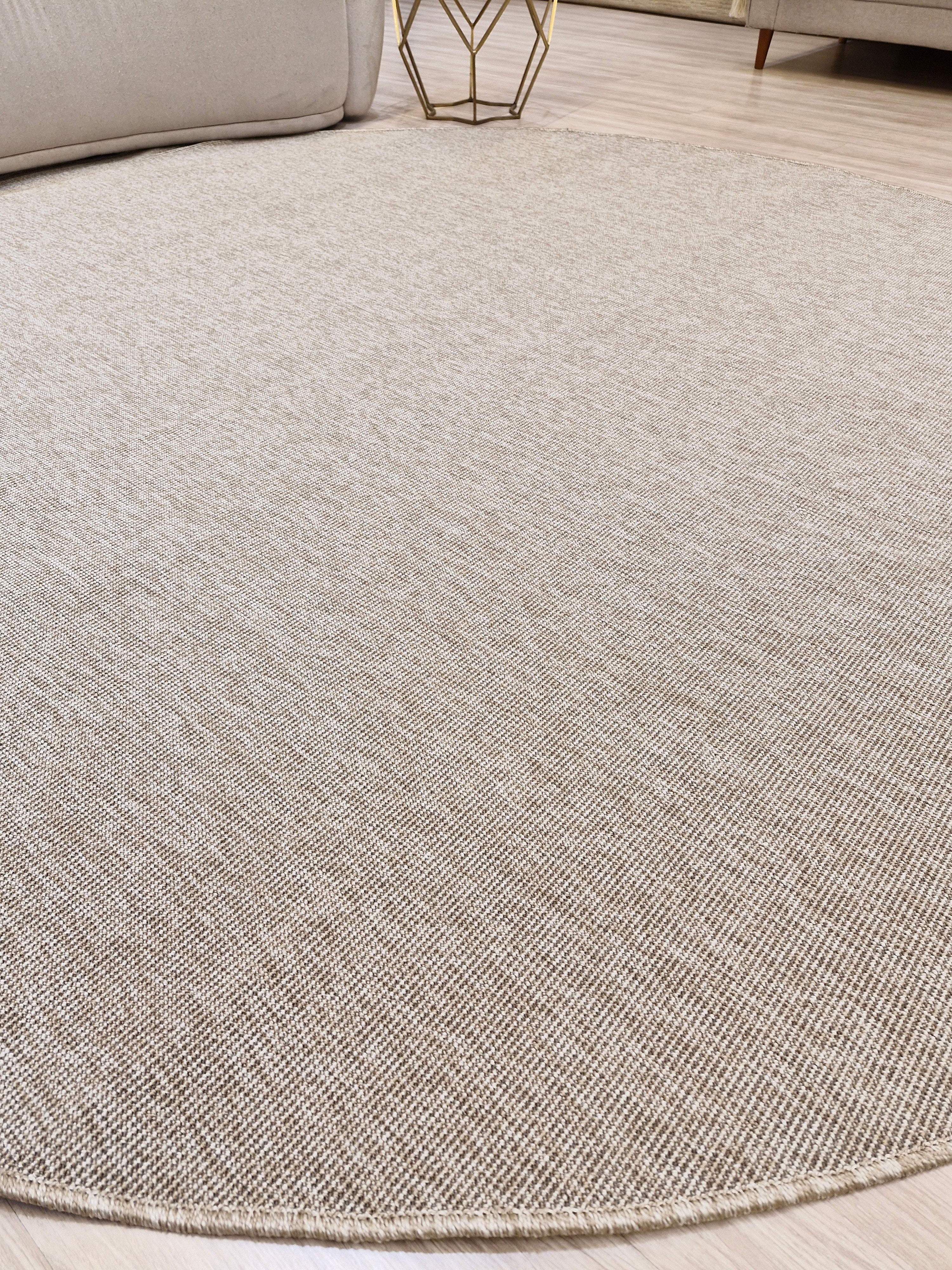 Tapete Redondo Em Sisal Indoor e Outdoor NAK08 | Importação Egito