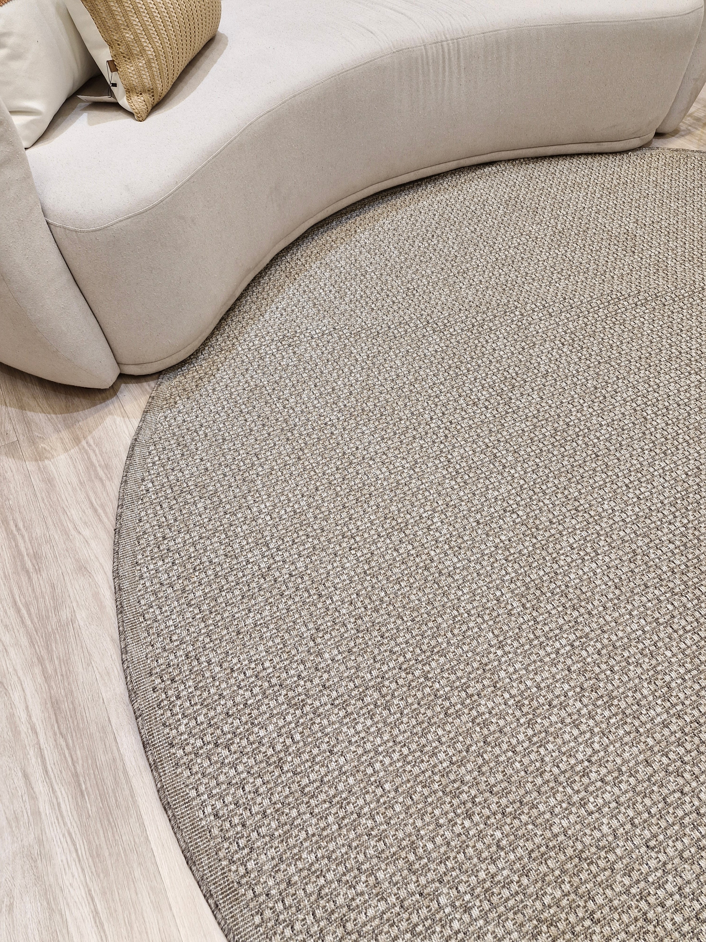 Tapete Redondo Em Sisal Indoor e Outdoor NAK04 | Importação Egito