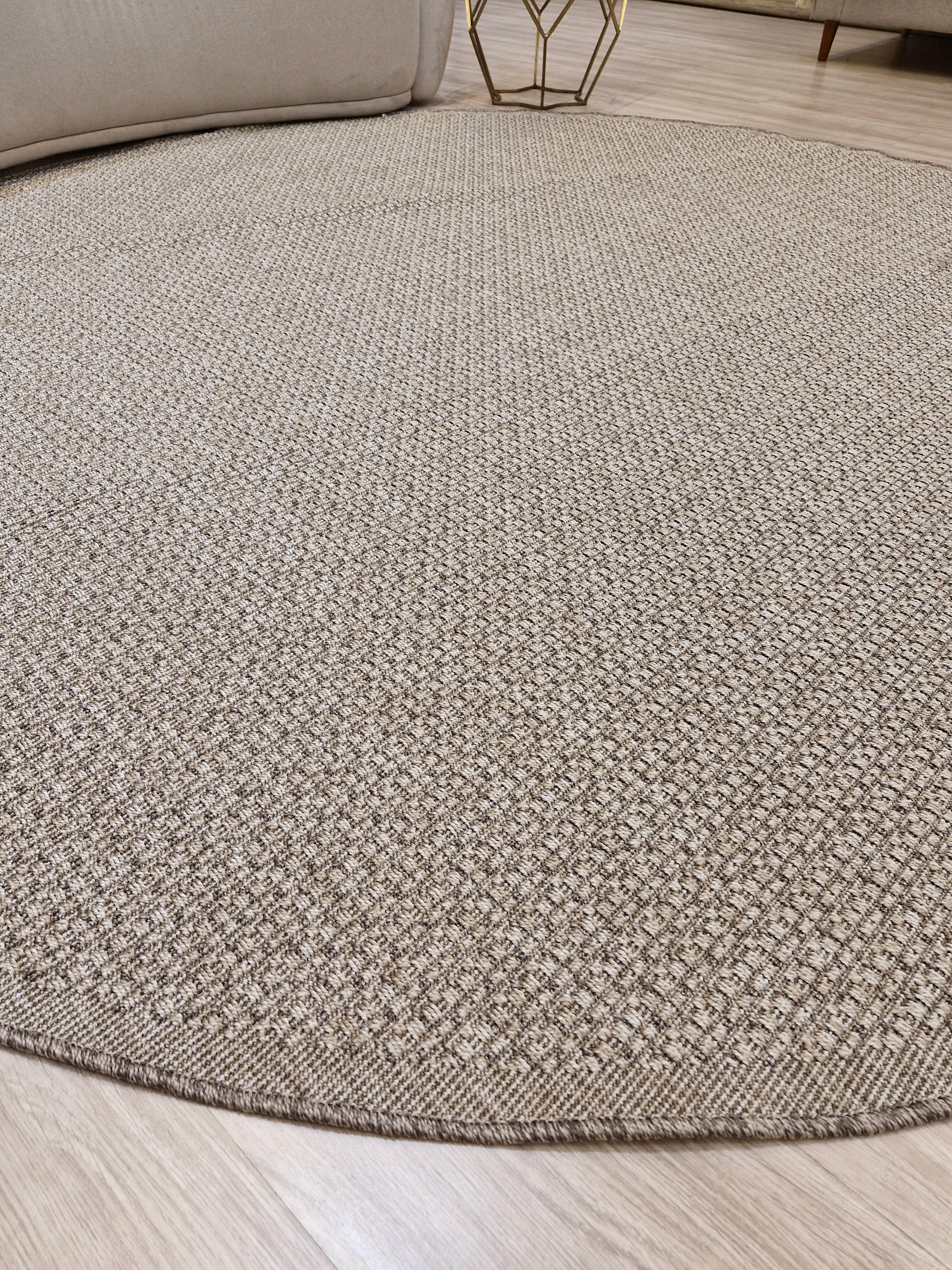 Tapete Redondo Em Sisal Indoor e Outdoor NAK04 | Importação Egito