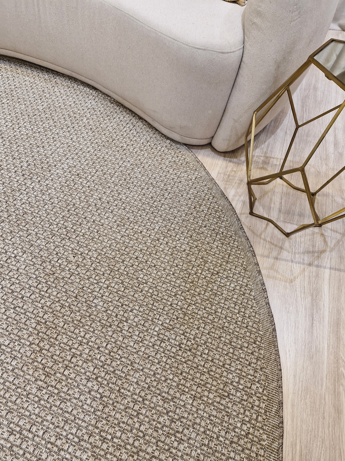 Tapete Redondo Em Sisal Indoor e Outdoor NAK04 | Importação Egito