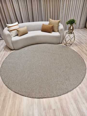 Tapete Redondo Em Sisal Indoor e Outdoor NAK04 | Importação Egito