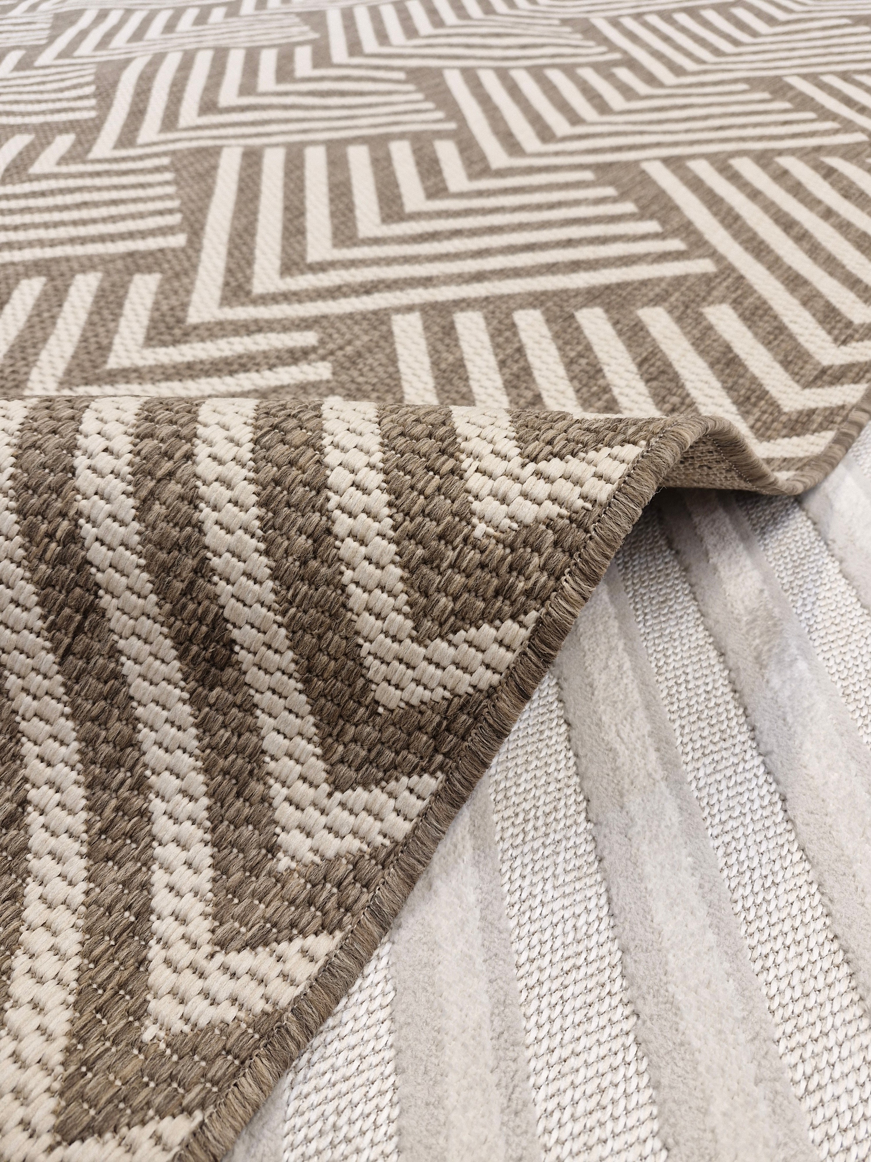 Tapete Sisal  Vit Taupe/Champagne | Coleção Importada Bélgica