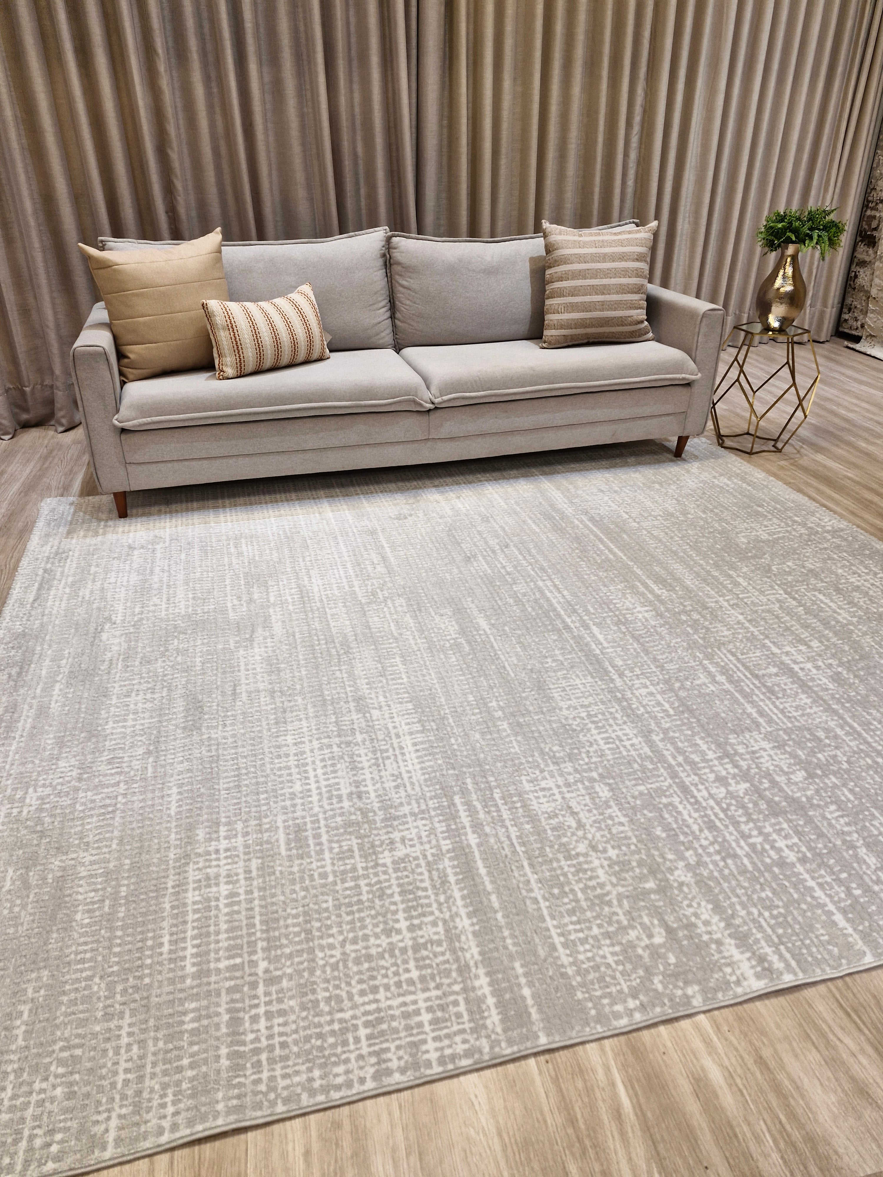 MAHAL-1 CREAM GREY Tapete Turco || Queima de Estoque