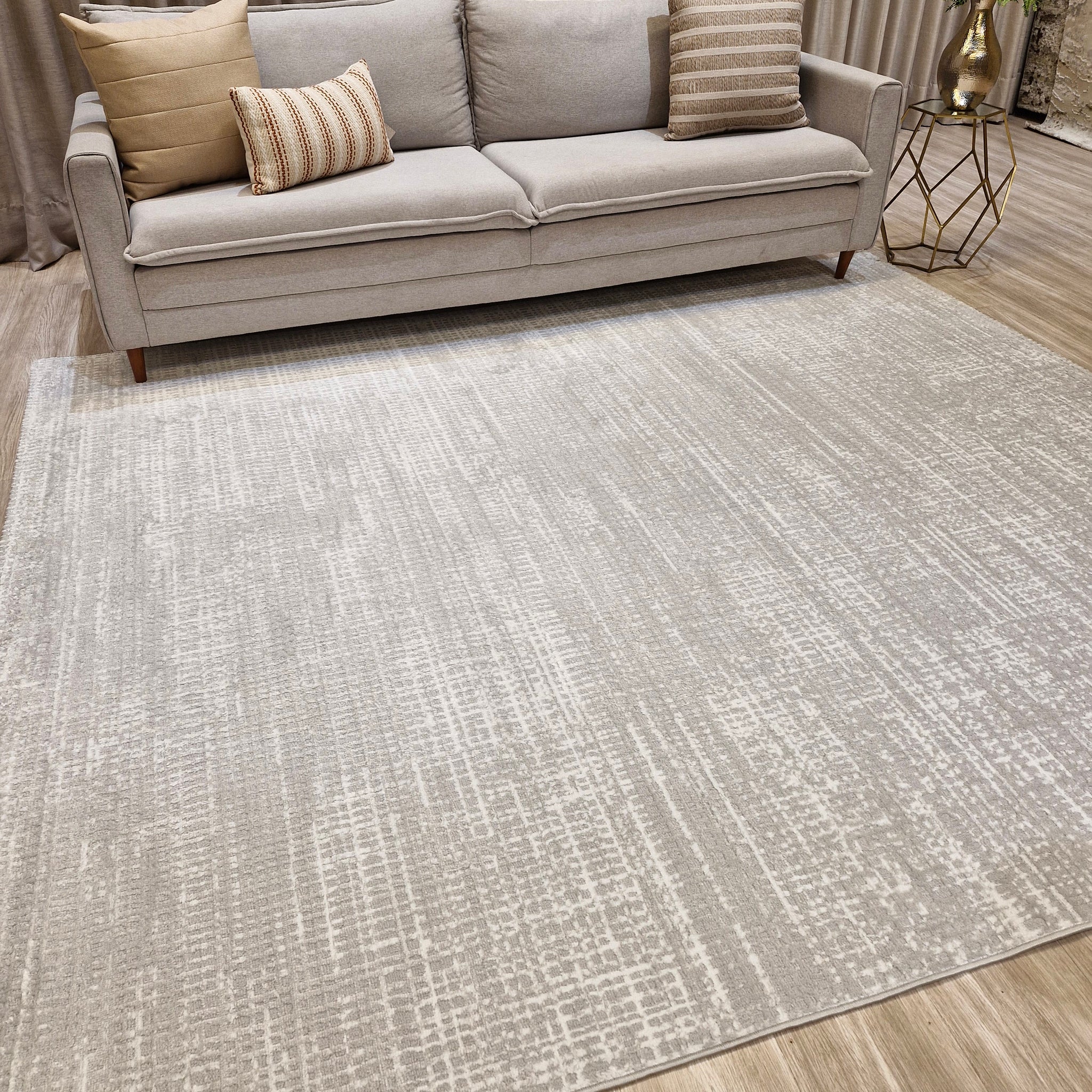 MAHAL-1 CREAM GREY Tapete Turco || Queima de Estoque