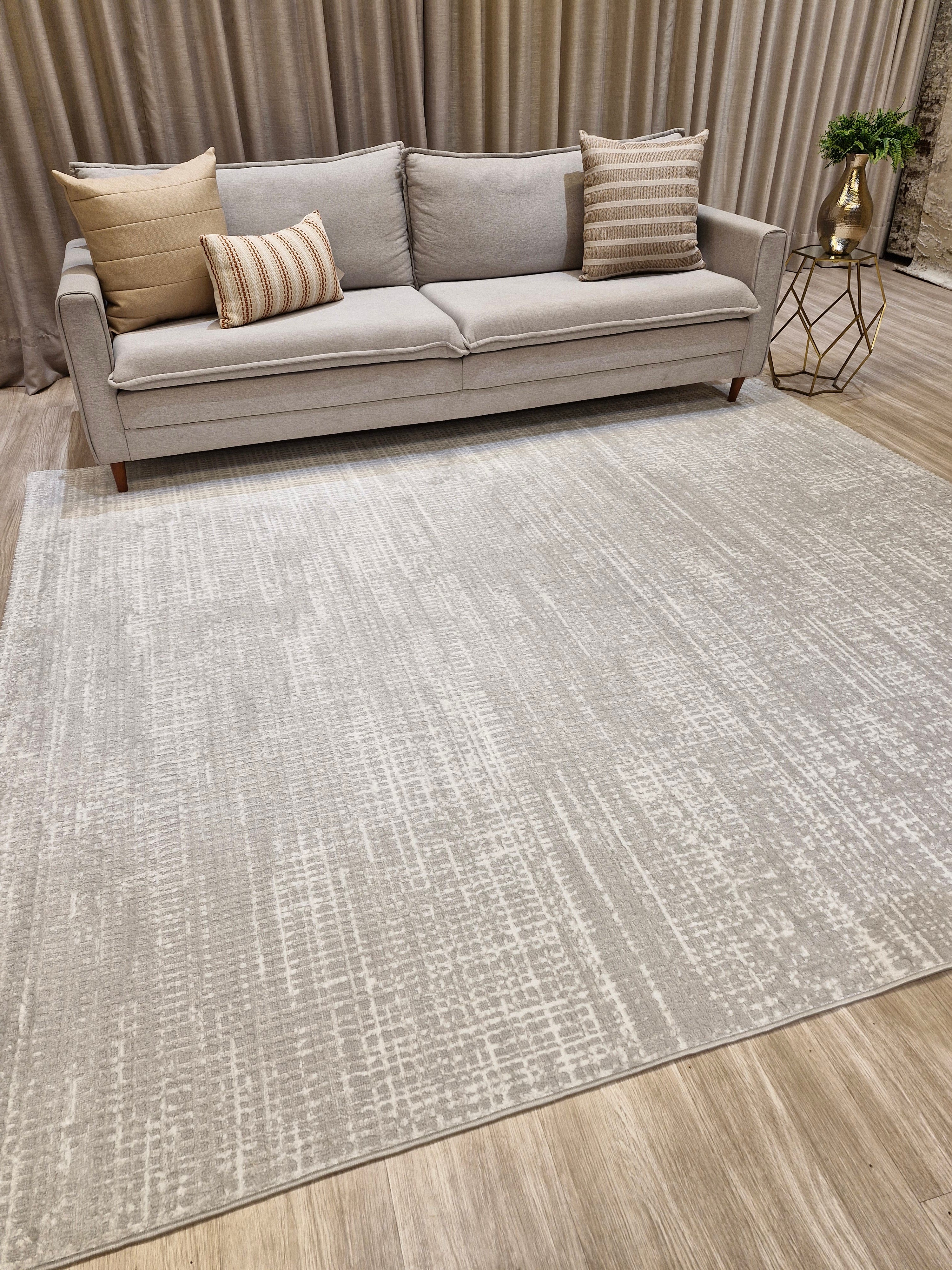 MAHAL-1 CREAM GREY Tapete Turco || Queima de Estoque