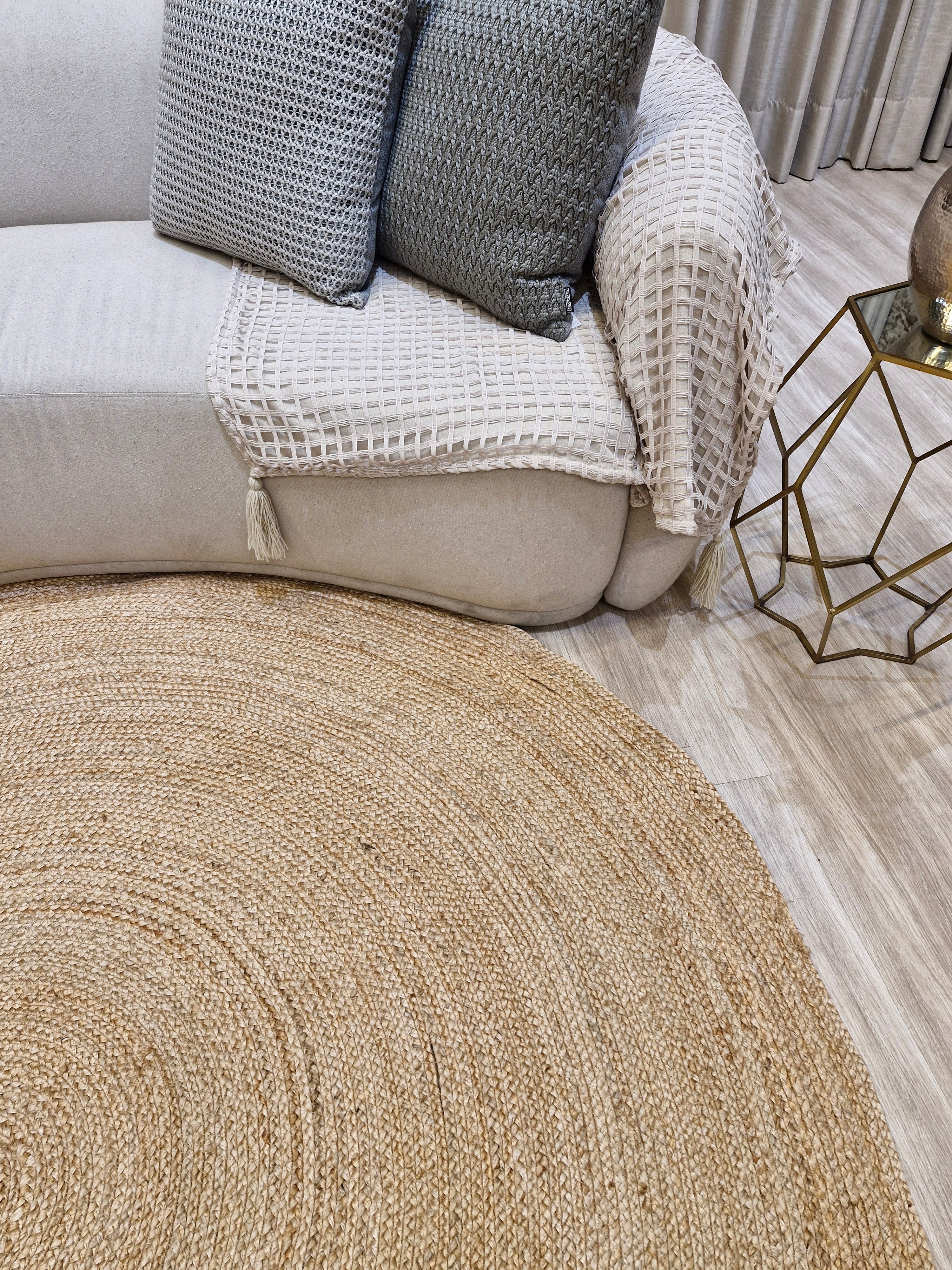 Tapete Redondo Em Palha 2m | Tapetes Redondos