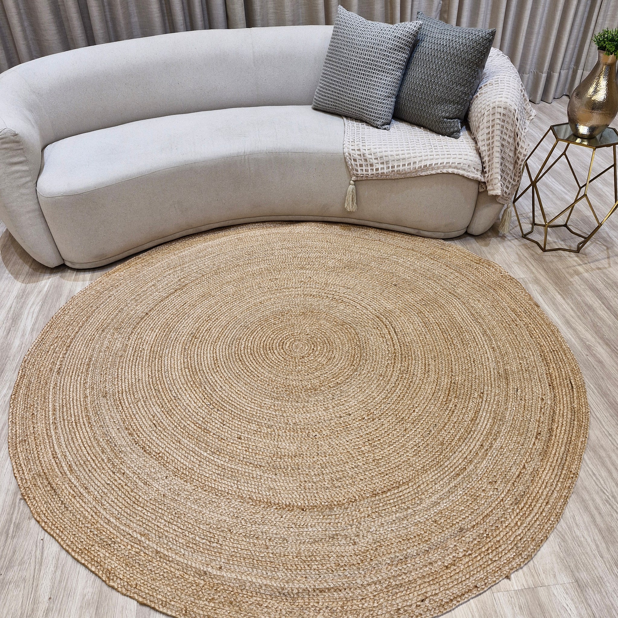 Tapete Redondo Em Palha 2m | Tapetes Redondos