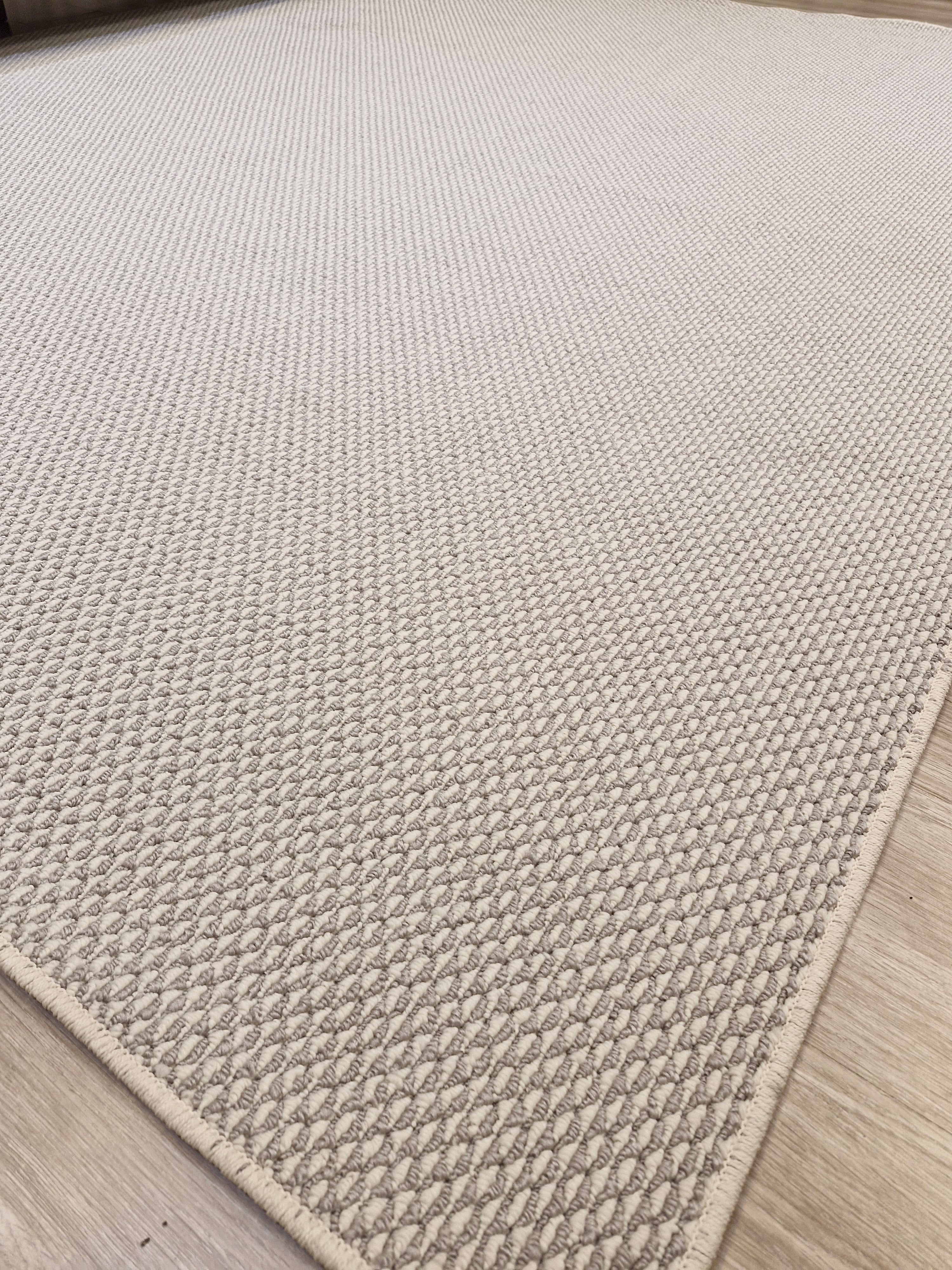 Tapete Bouclê 43 Cinza/Areia | Tapetes Nacionais com Descontos
