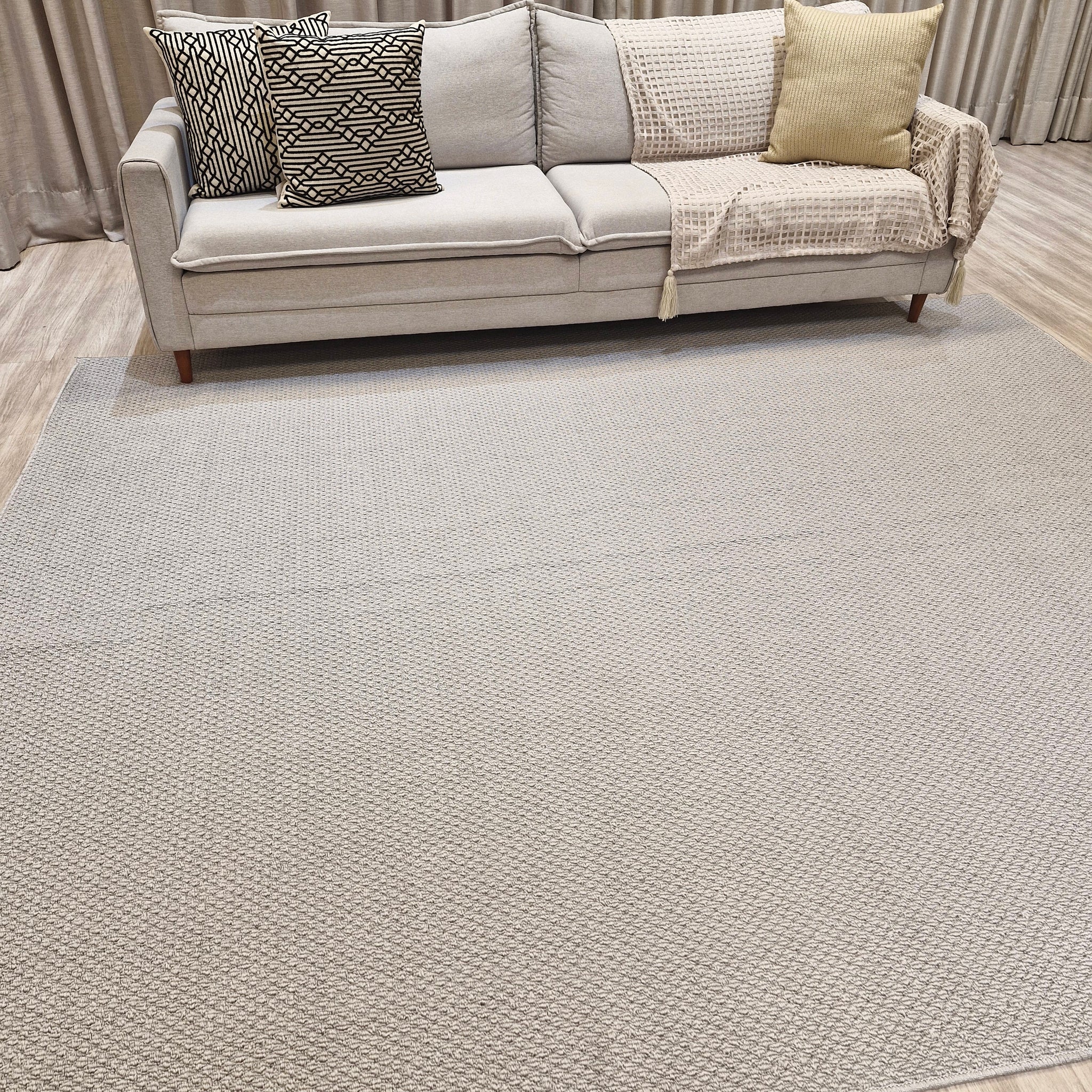 Tapete Bouclê 51 Cinza | Tapetes Nacionais com Descontos