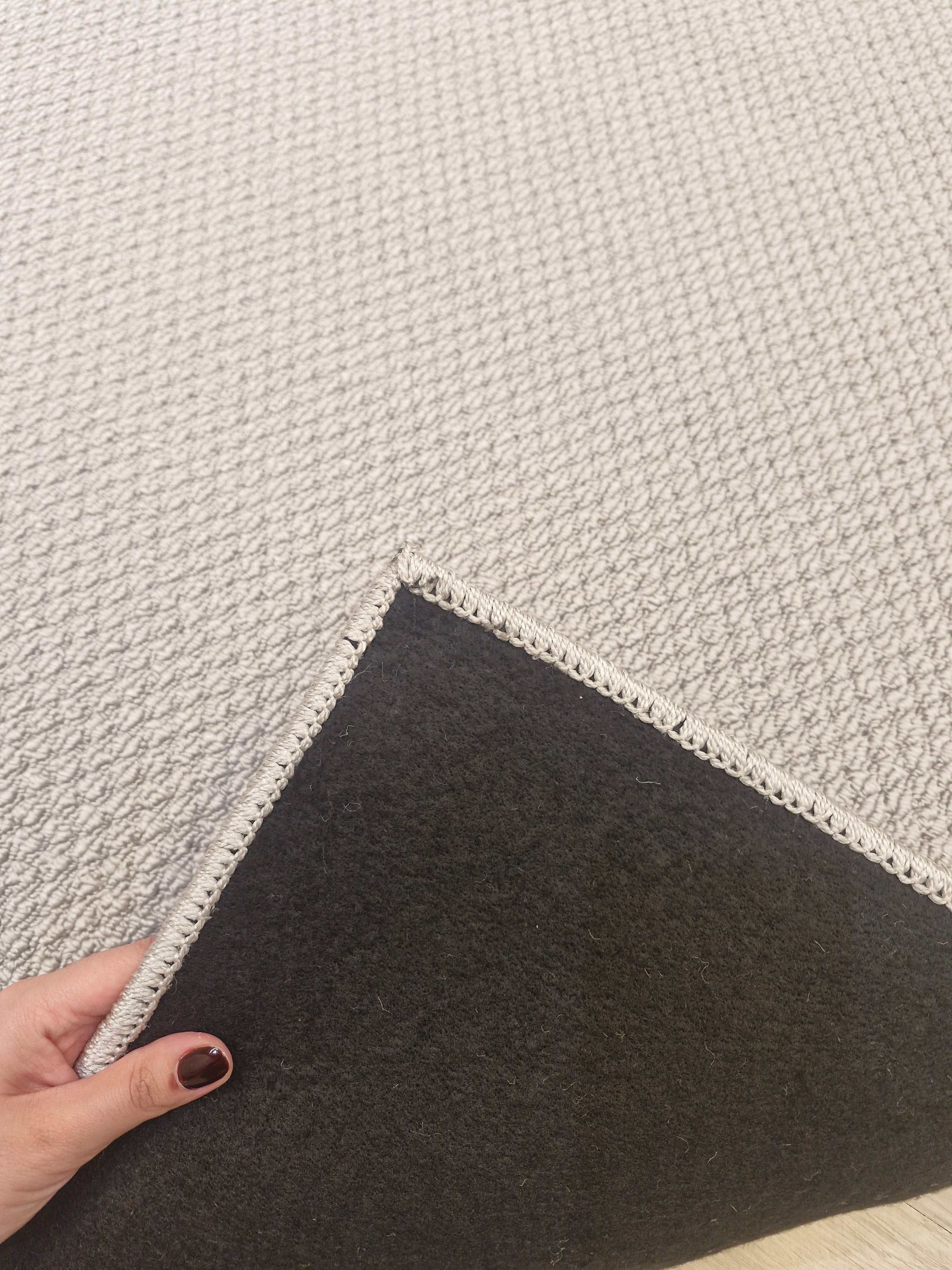 Tapete Bouclê 51 Cinza | Tapetes Nacionais com Descontos