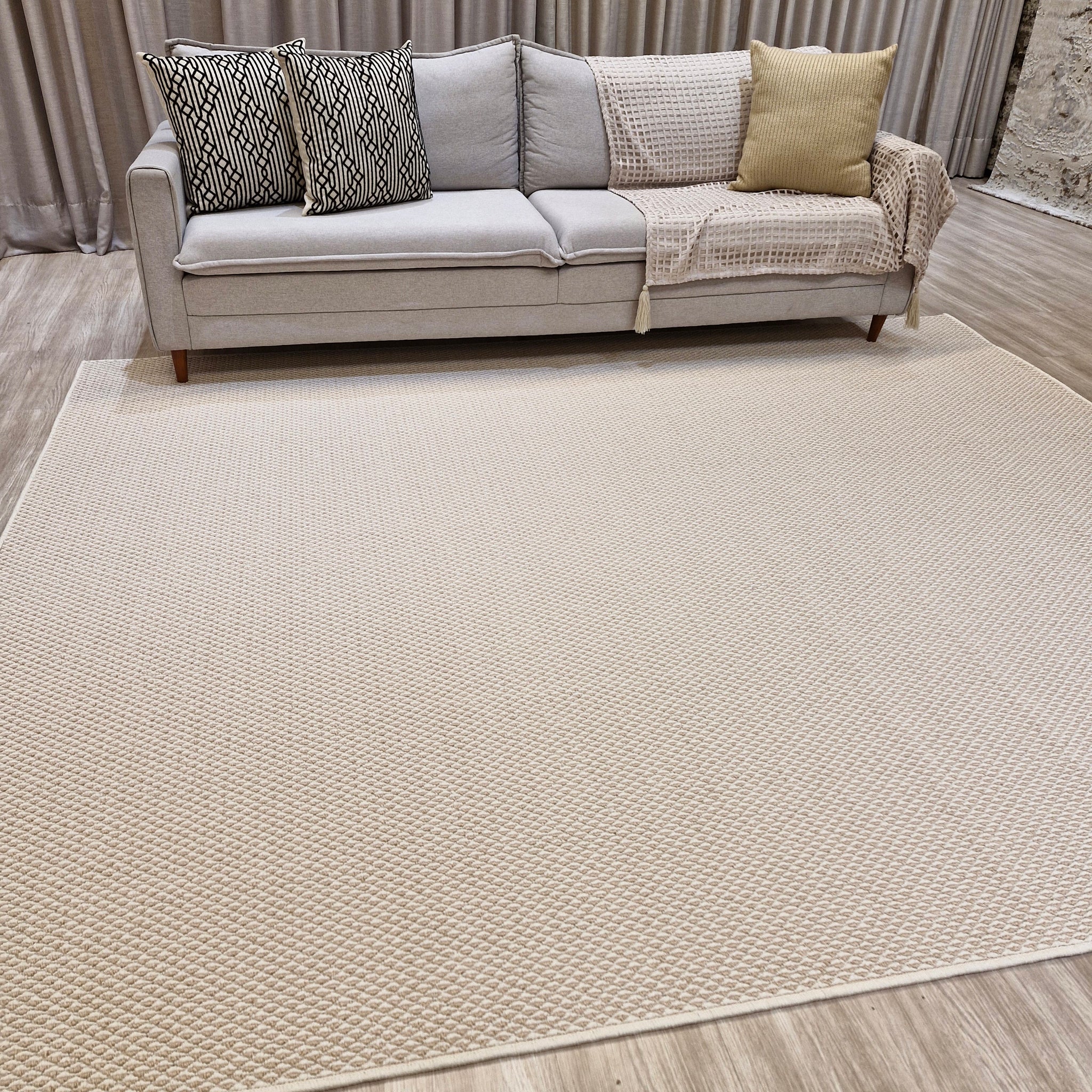 Tapete Bouclê 72 Areia/Dourado | Tapetes Nacionais com Descontos