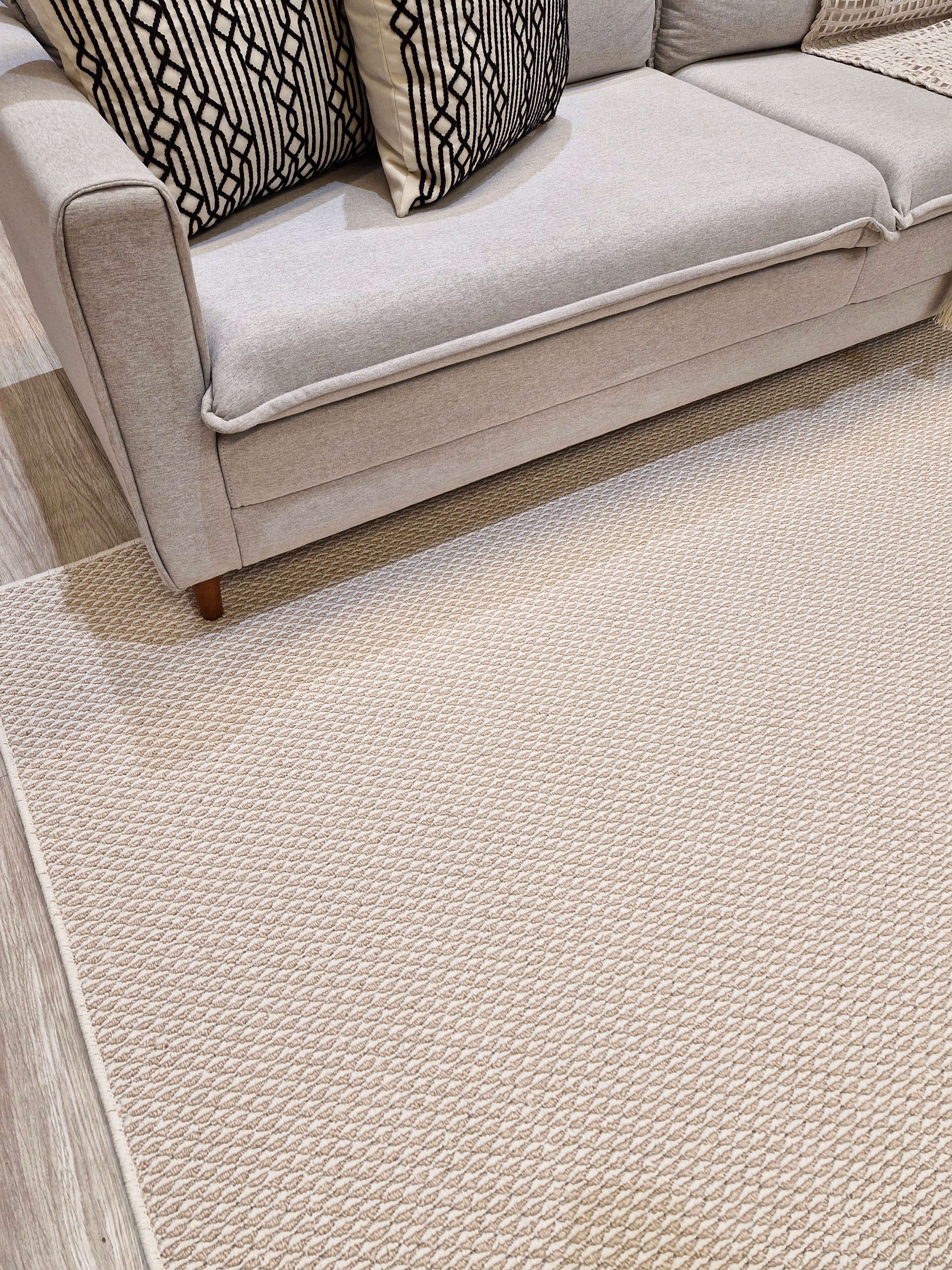 Tapete Bouclê 72 Areia/Dourado | Tapetes Nacionais com Descontos