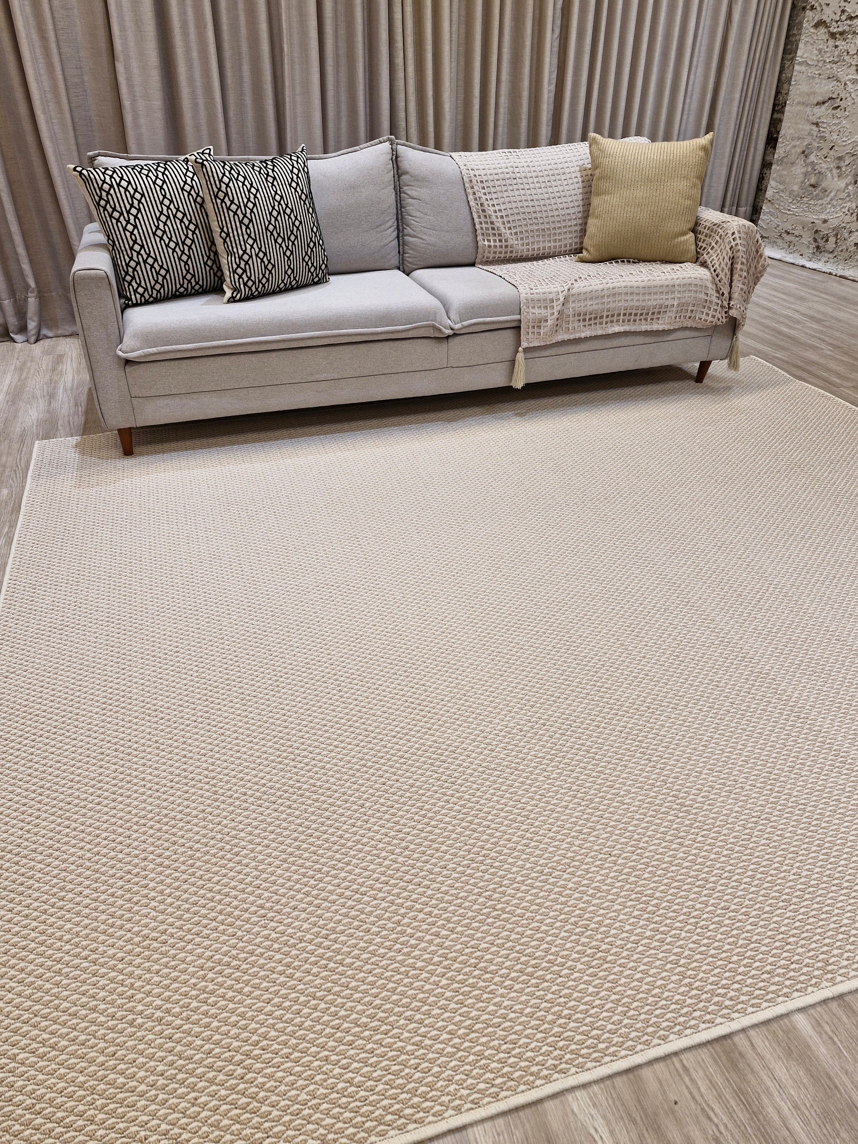 Tapete Bouclê 72 Areia/Dourado | Tapetes Nacionais com Descontos