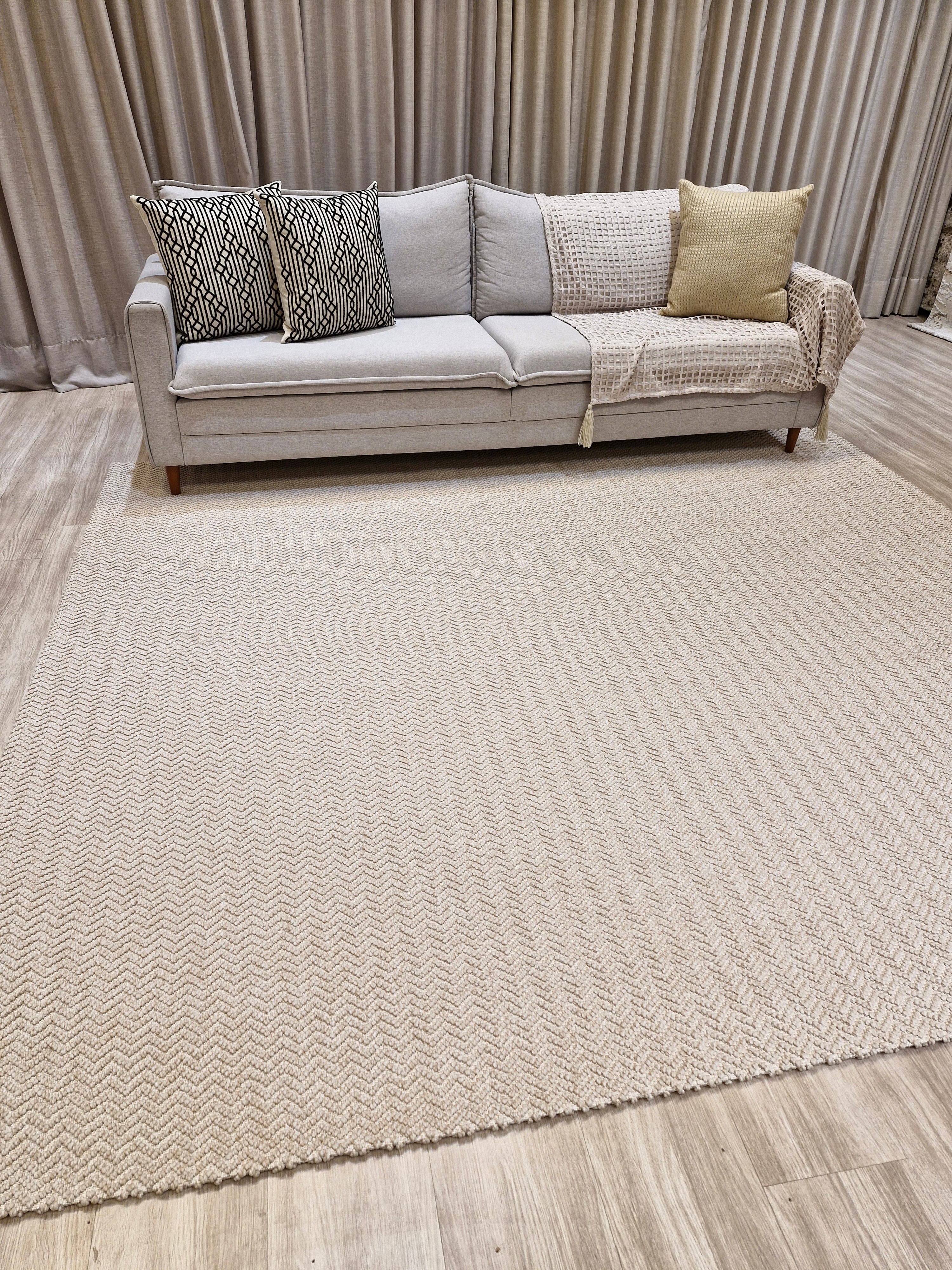 Tapete Único 260x280 Bege Goy || Importação Turquia