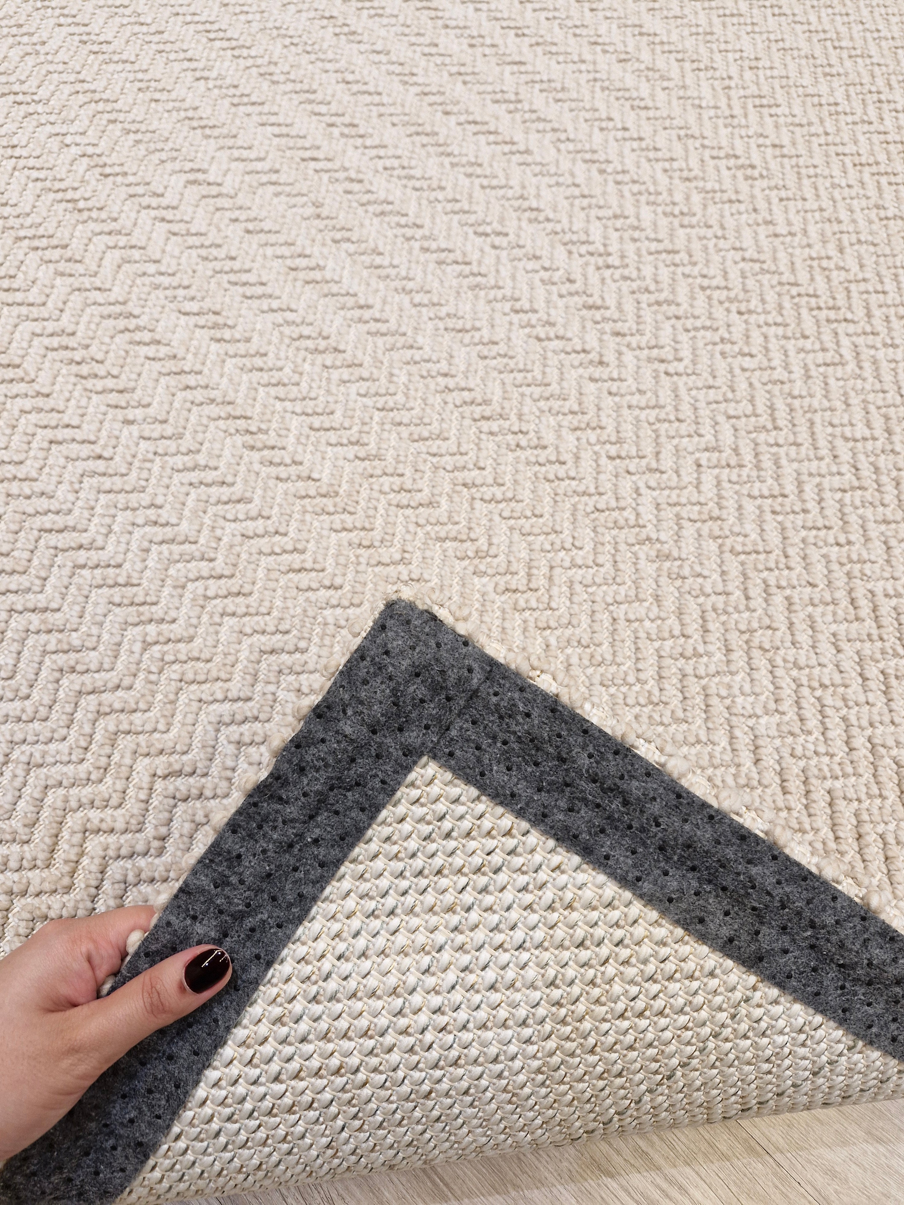 Tapete Único 260x280 Bege Goy || Importação Turquia