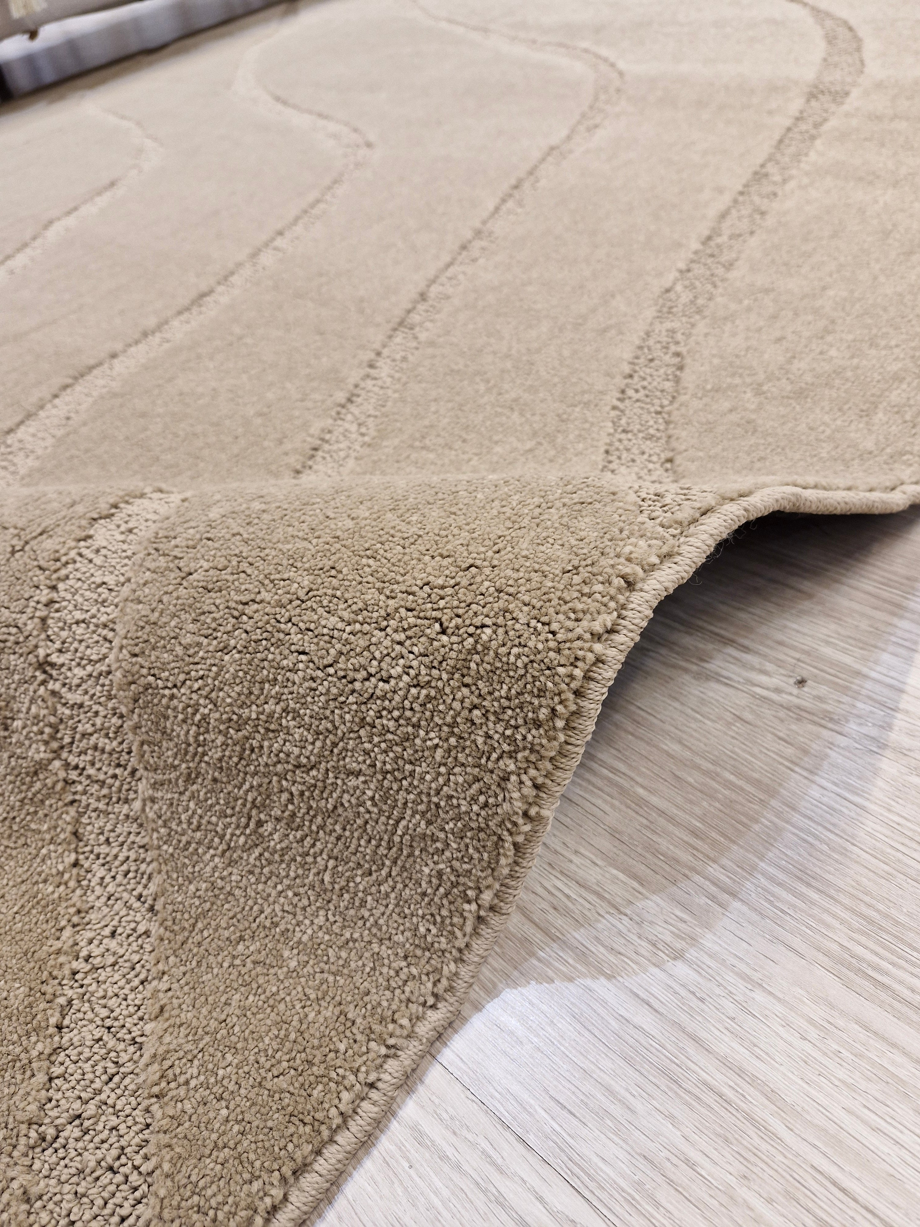 Tapete Ondas Creme Cotton ||  Black November