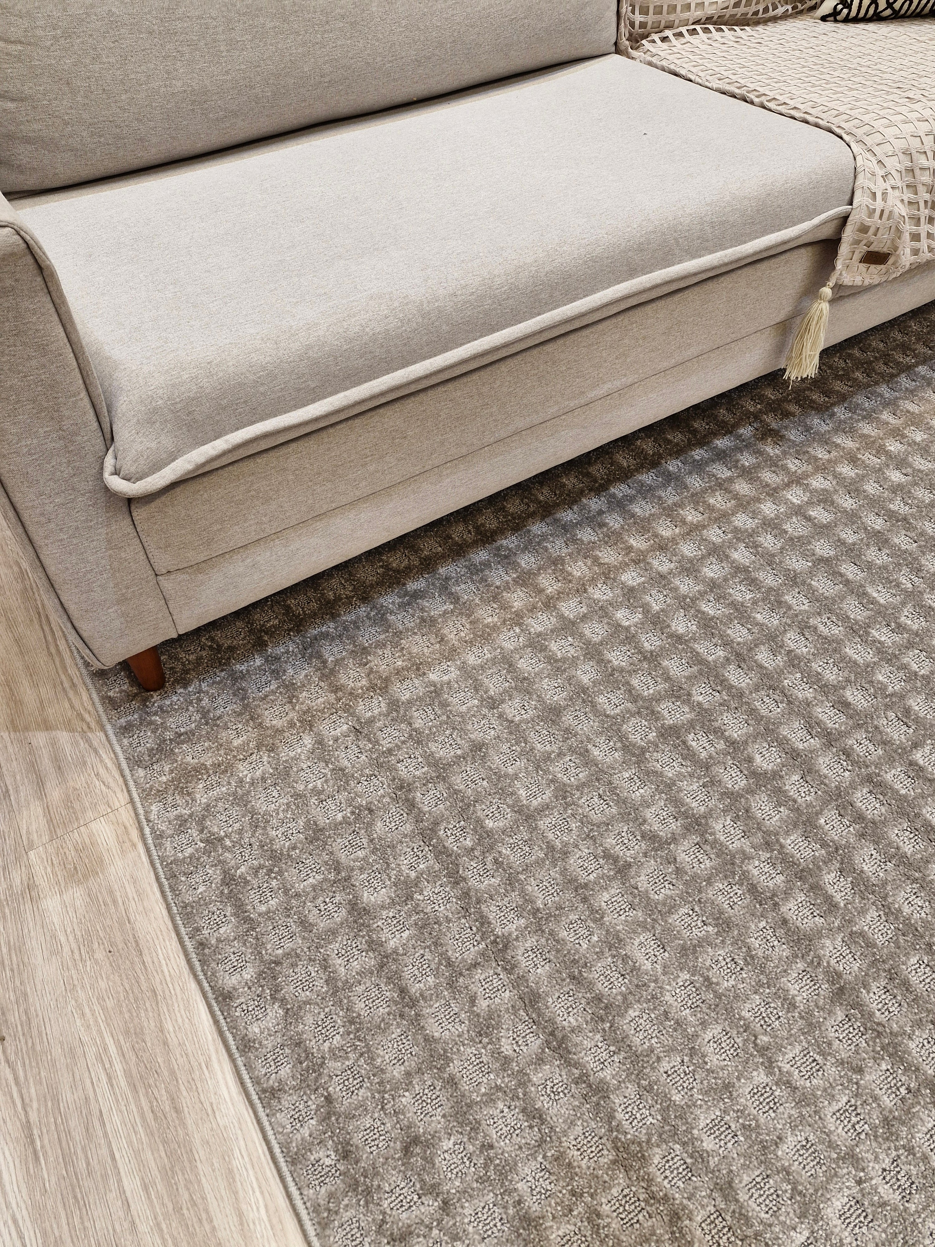 Tapete Colmeia Cinza ||  Black November