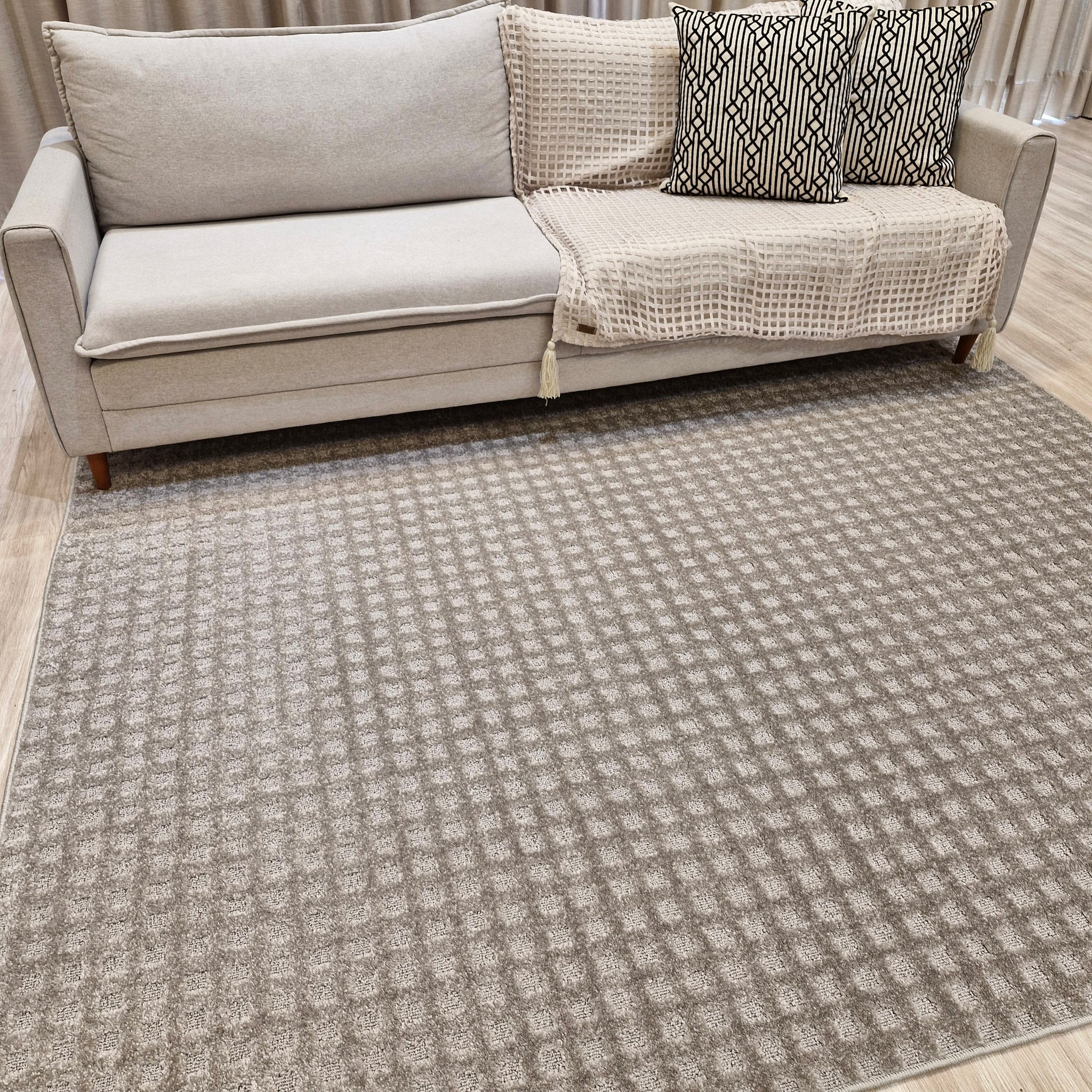 Tapete Colmeia Cinza ||  Black November