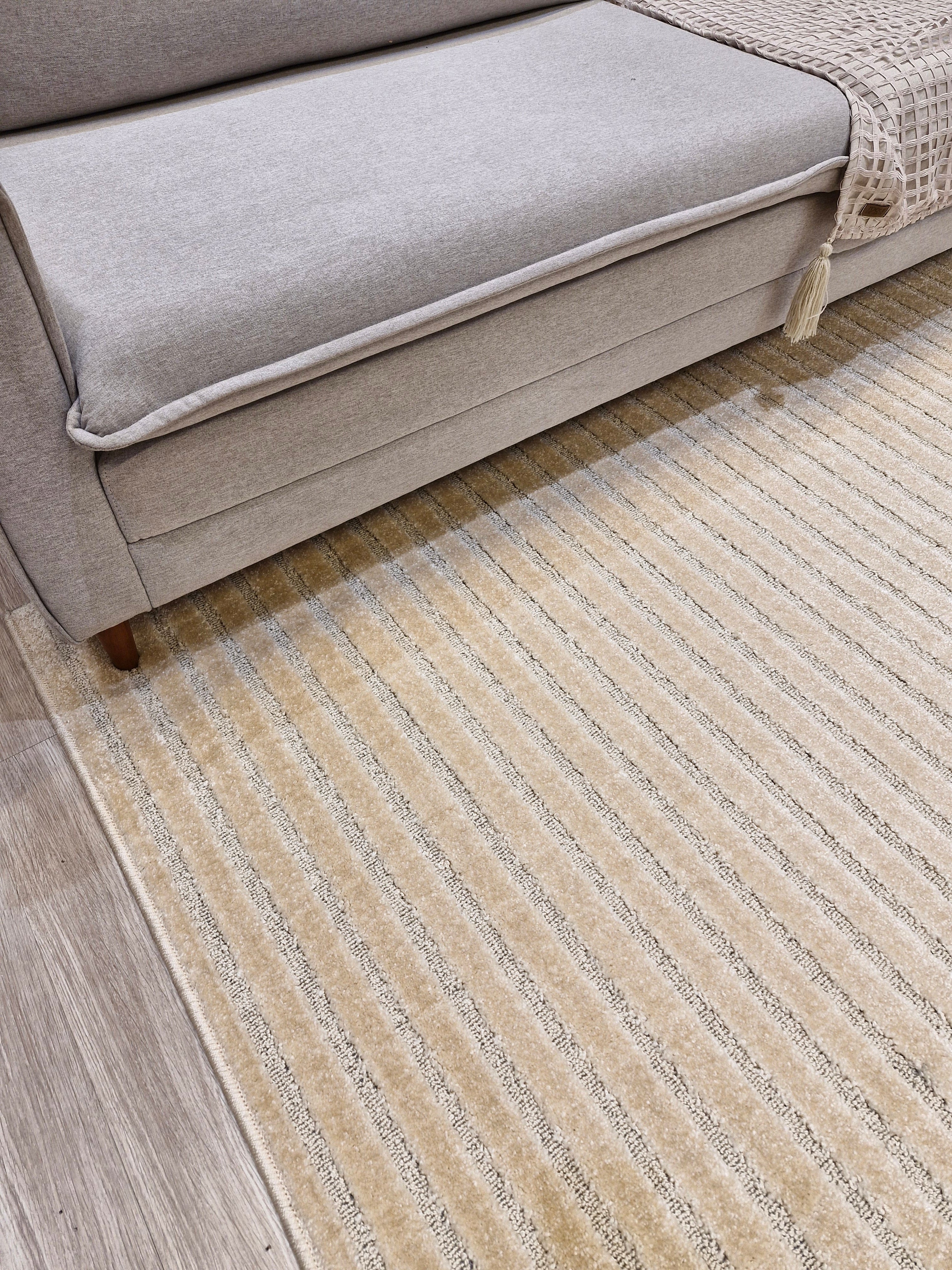 Tapete Listras Areia 01 ||  Black November