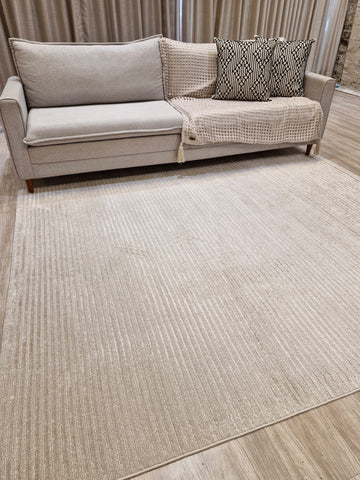 CARVING 71 BEGE LISTRAS | Tapete Turco