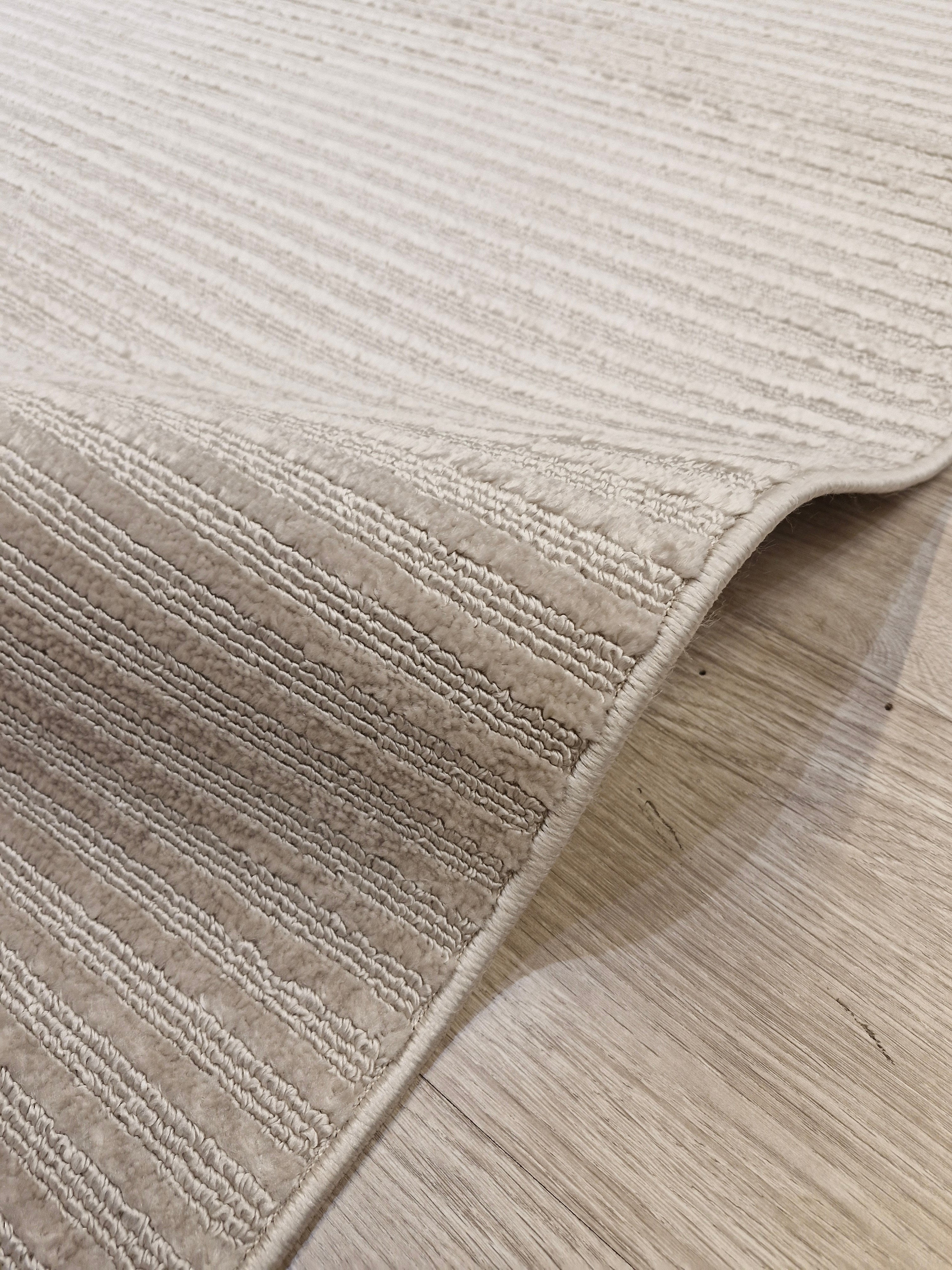 CARVING 71 BEGE LISTRAS | Tapete Turco